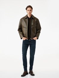 Normal Bel Pamuklu Slim Fit Jean - Brad Jean
