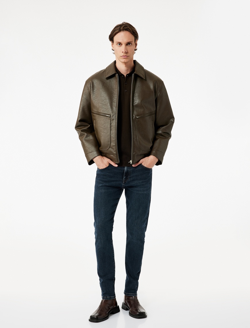   Normal Bel Pamuklu Slim Fit Jean - Brad Jean