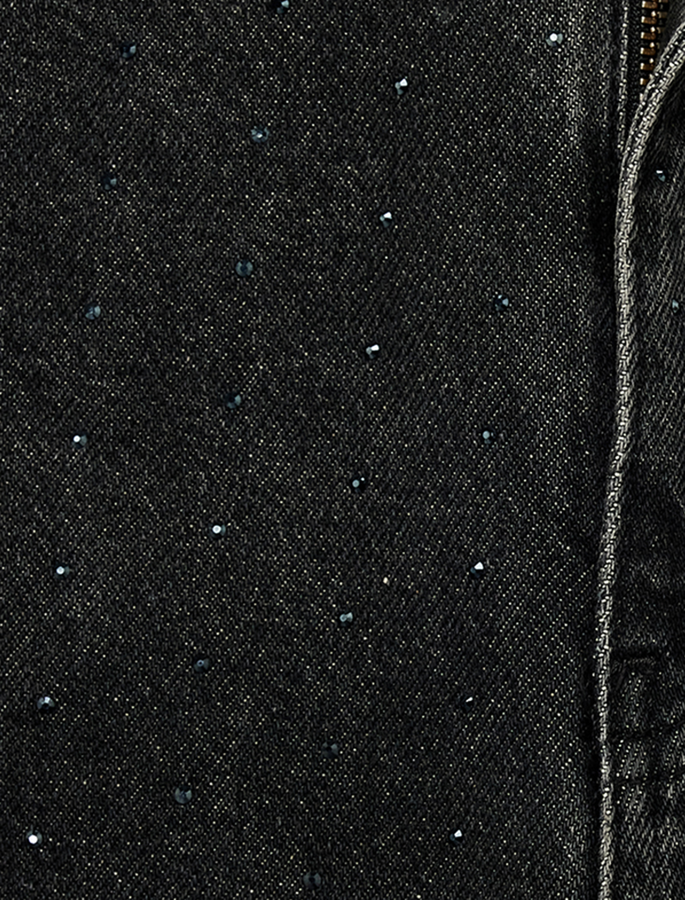   Taş Detaylı Straight Fit Düz Paça Jean Pantolon - Straight Jeans