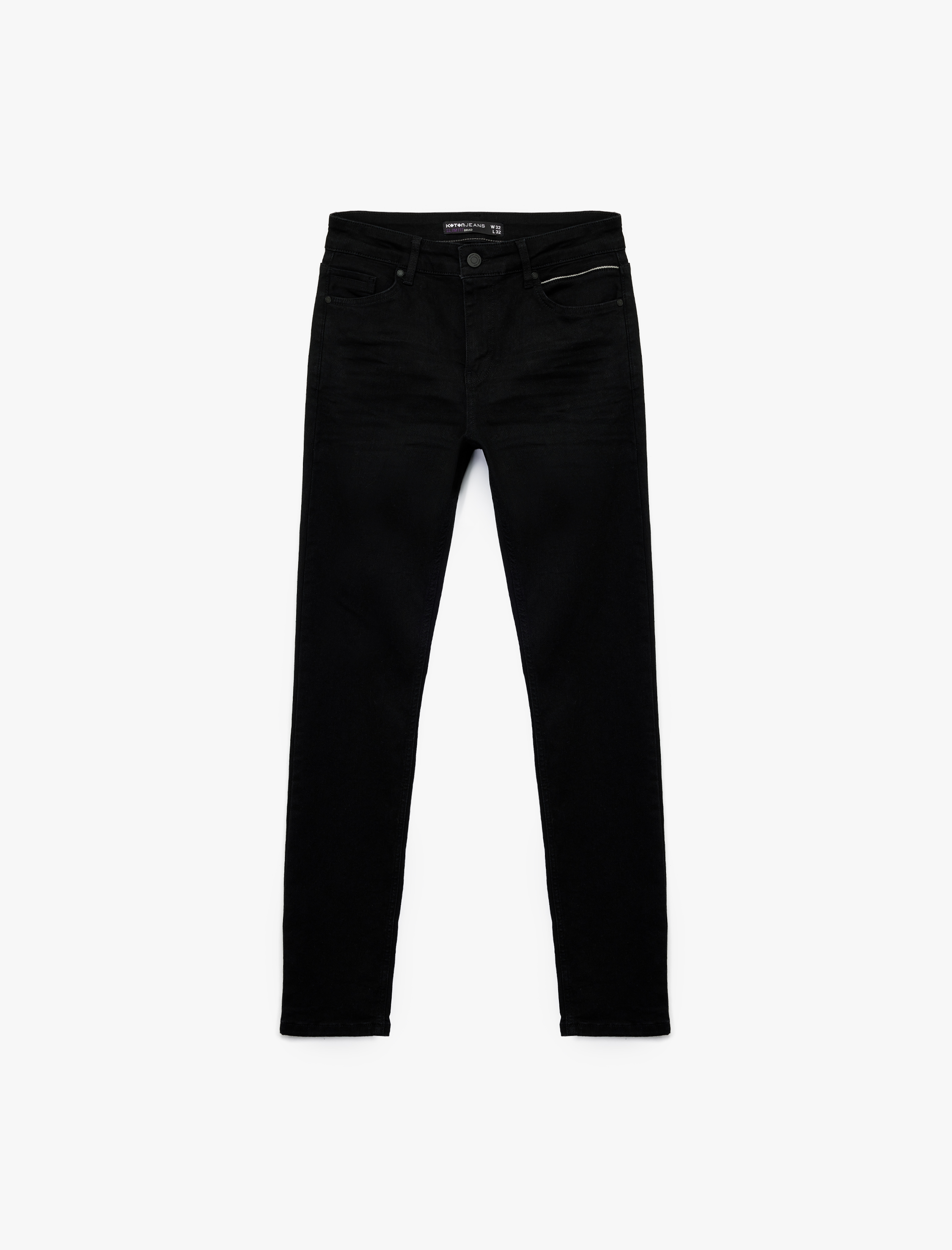   Pamuklu Normal Bel Slim Fit Jean Pantolon - Brad Jean