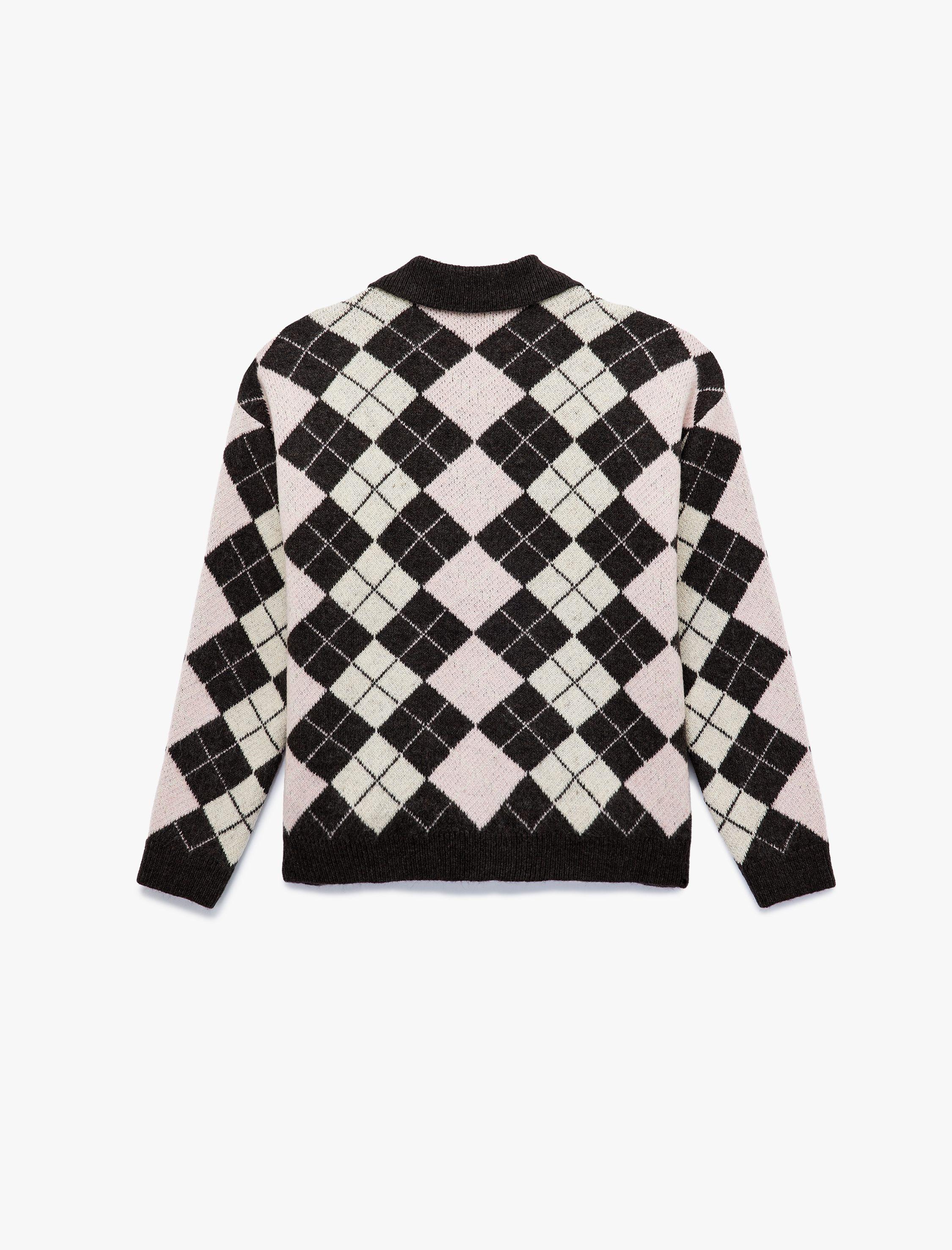   Uzun Kollu Polo Yaka Triko Kazak