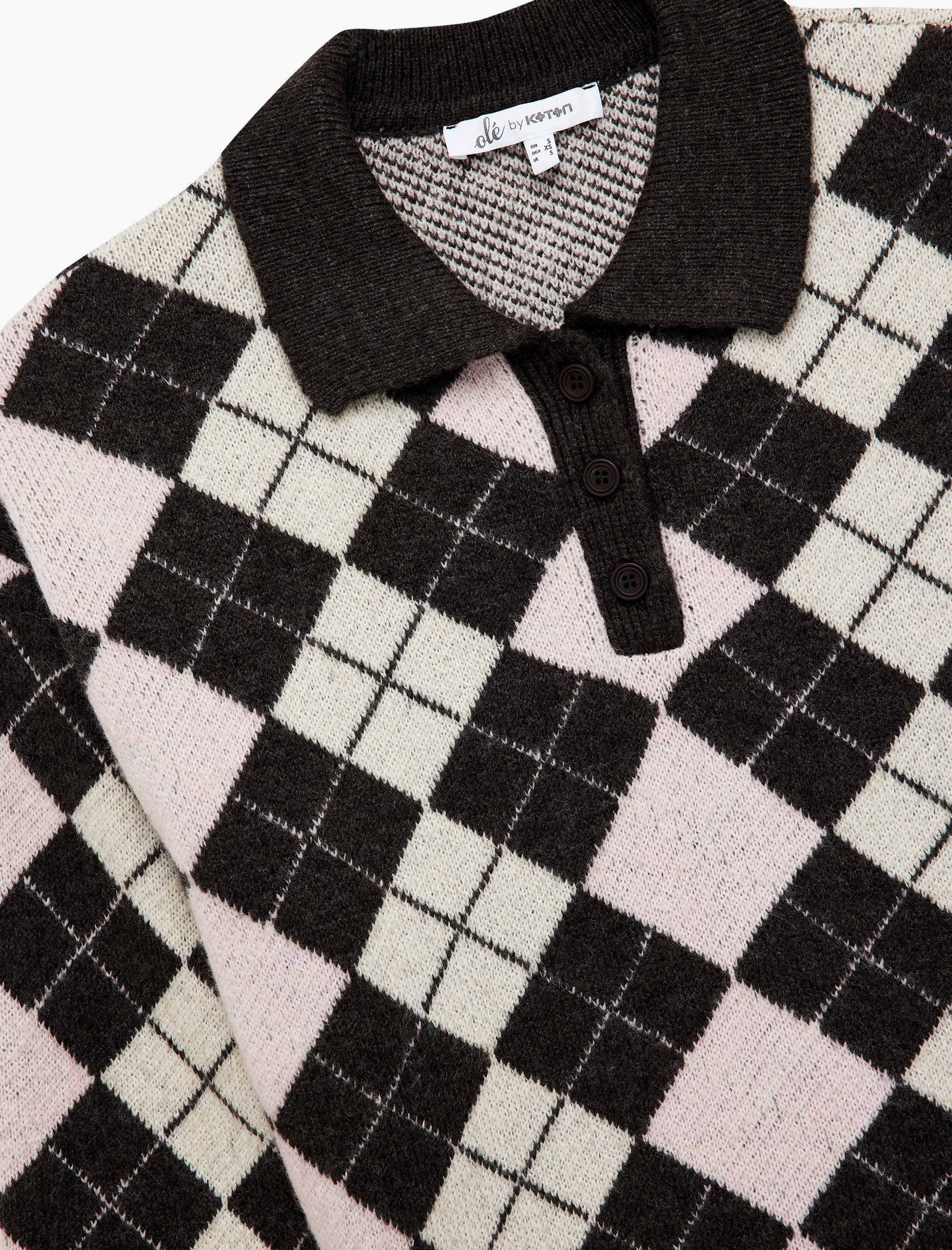   Uzun Kollu Polo Yaka Triko Kazak