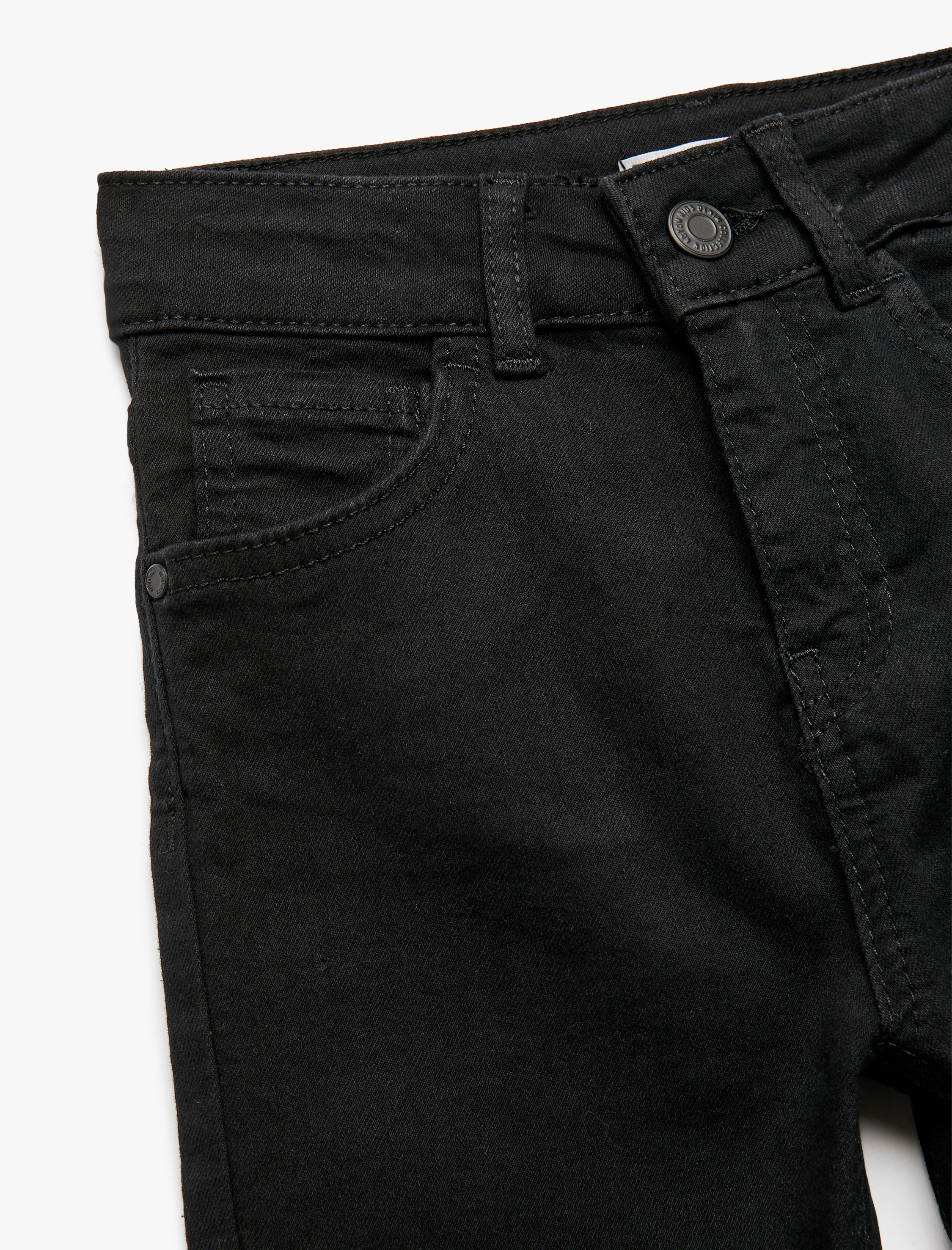  Erkek Çocuk Pamuklu Ayarlanabilir Lastikli Slim Fit Denim Pantolon