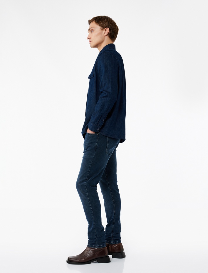  Normal Bel Skinny Fit Jean Pantolon - Michael Jean