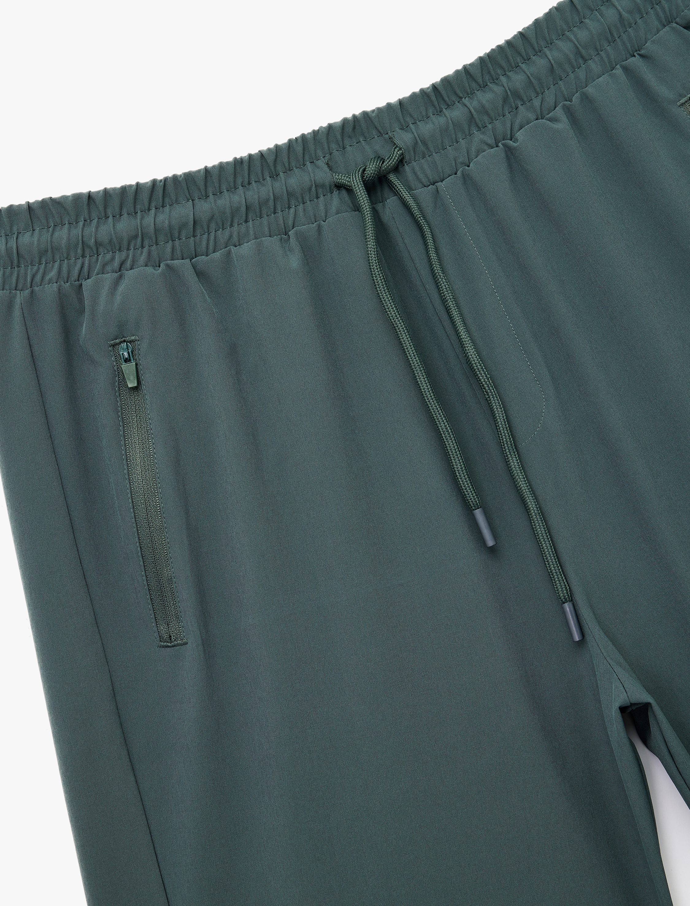   Fermuarlı Cep Detaylı Beli Bağcıklı Paraşüt Spor Şort