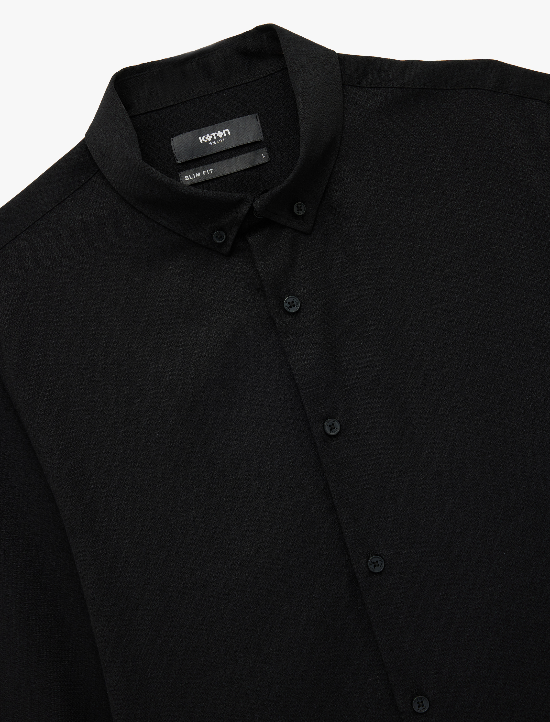   Slim Fit Uzun Kollu Düğmeli Klasik Yaka Gömlek