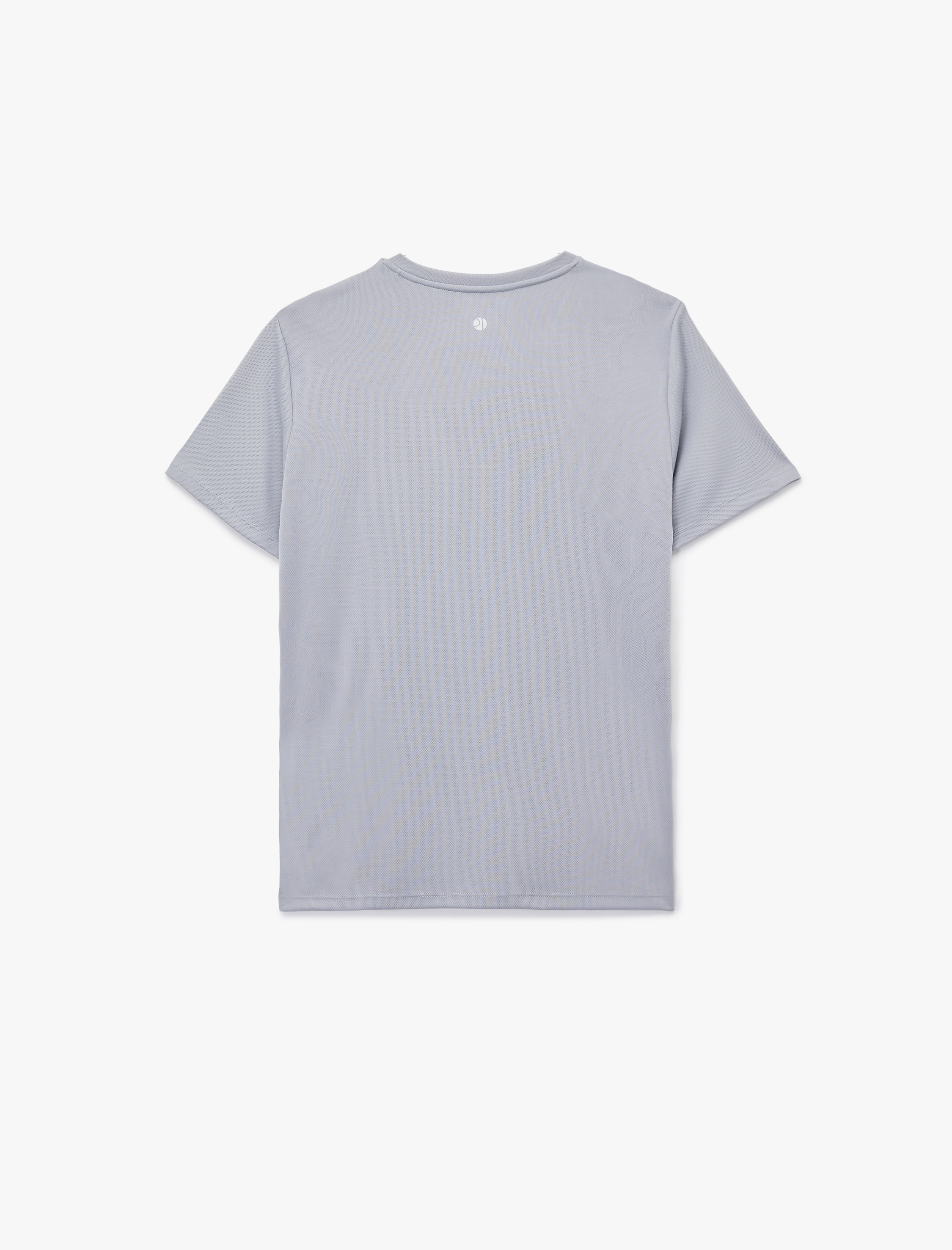   Kısa Kollu Bisiklet Yaka Baskılı Spor Tişört