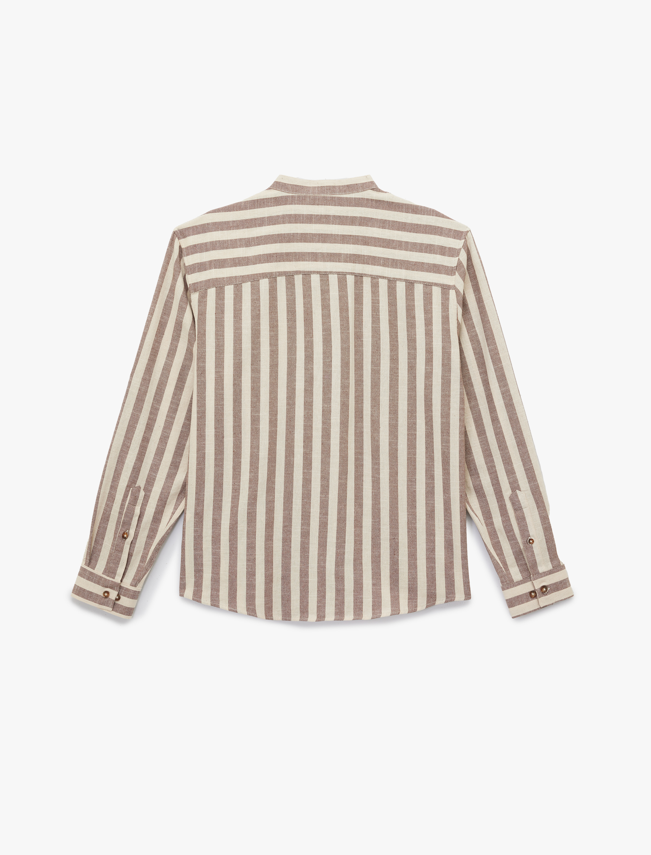   Regular Fit Uzun Kollu Pamuklu Hakim Yaka Gömlek