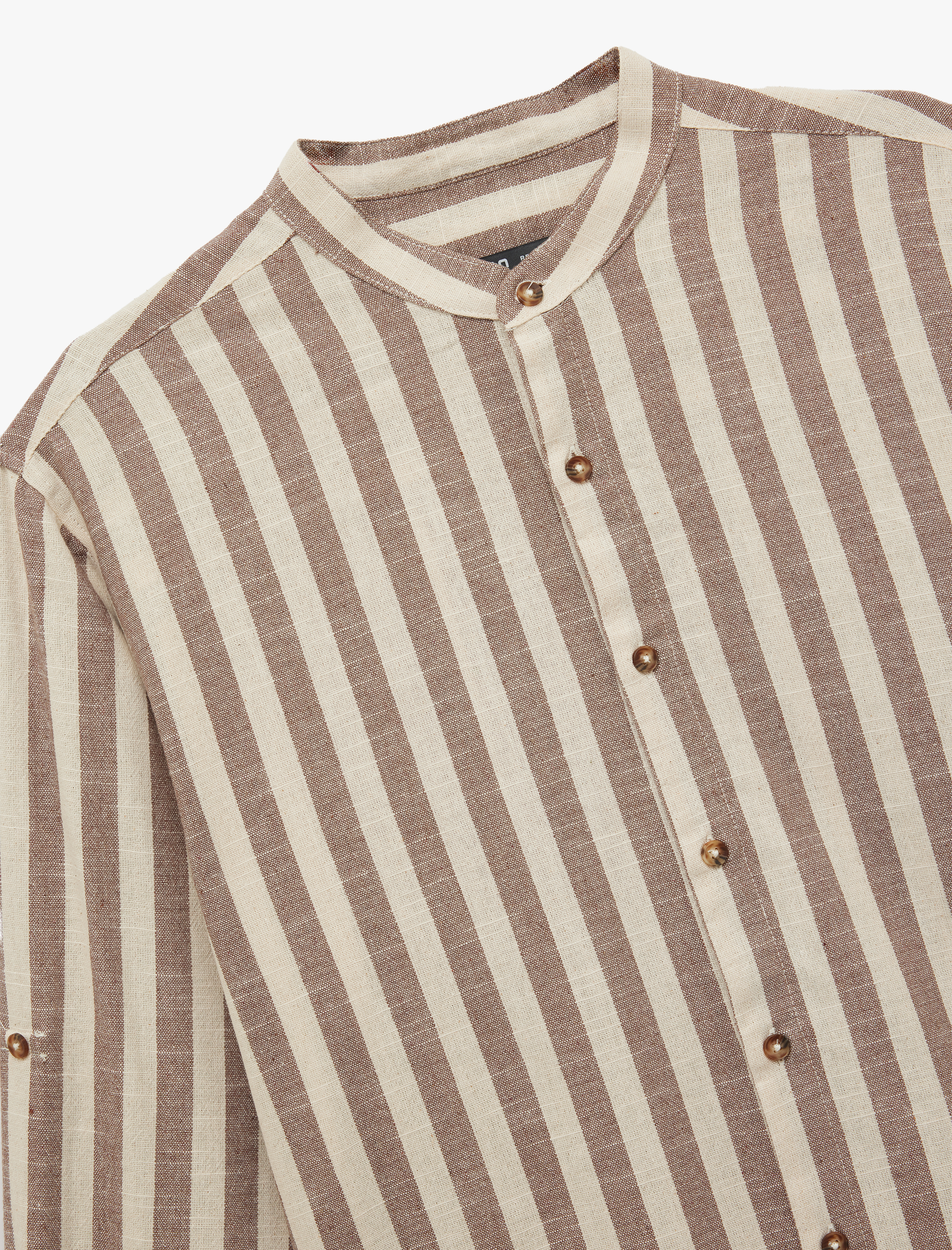   Regular Fit Uzun Kollu Pamuklu Hakim Yaka Gömlek