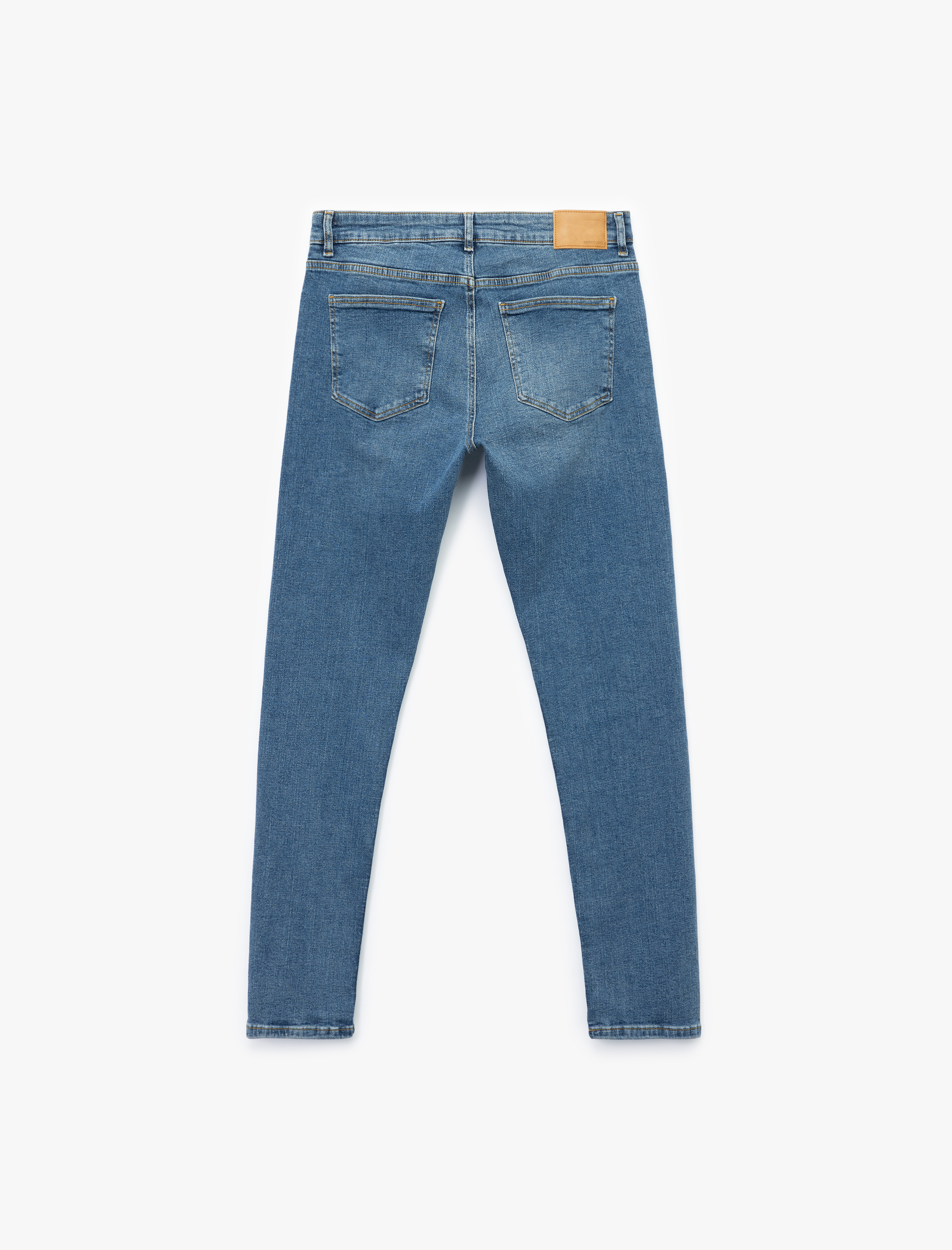   Pamuklu Normal Bel Slim Fit Jean Pantolon - Brad Jean