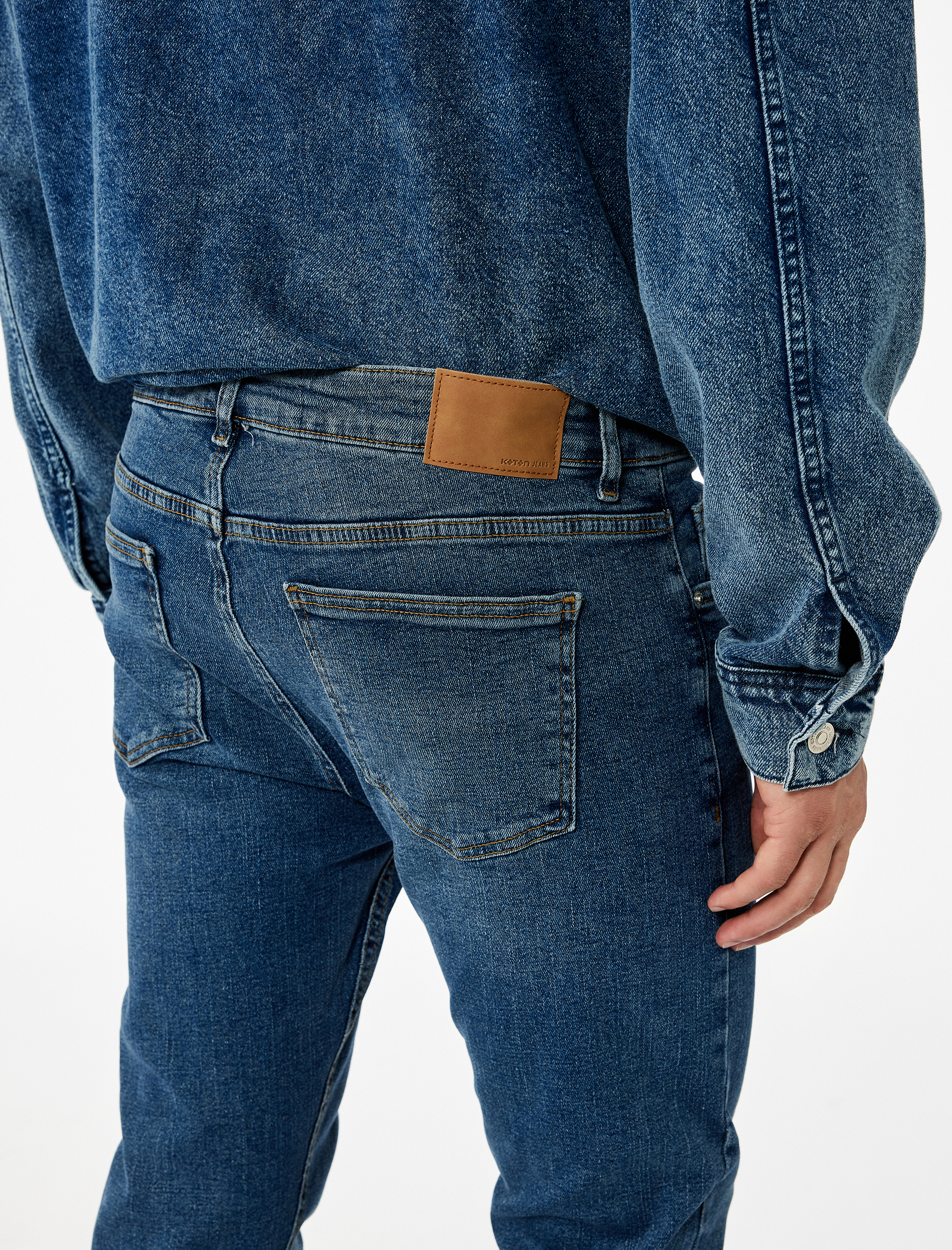   Pamuklu Normal Bel Slim Fit Jean Pantolon - Brad Jean
