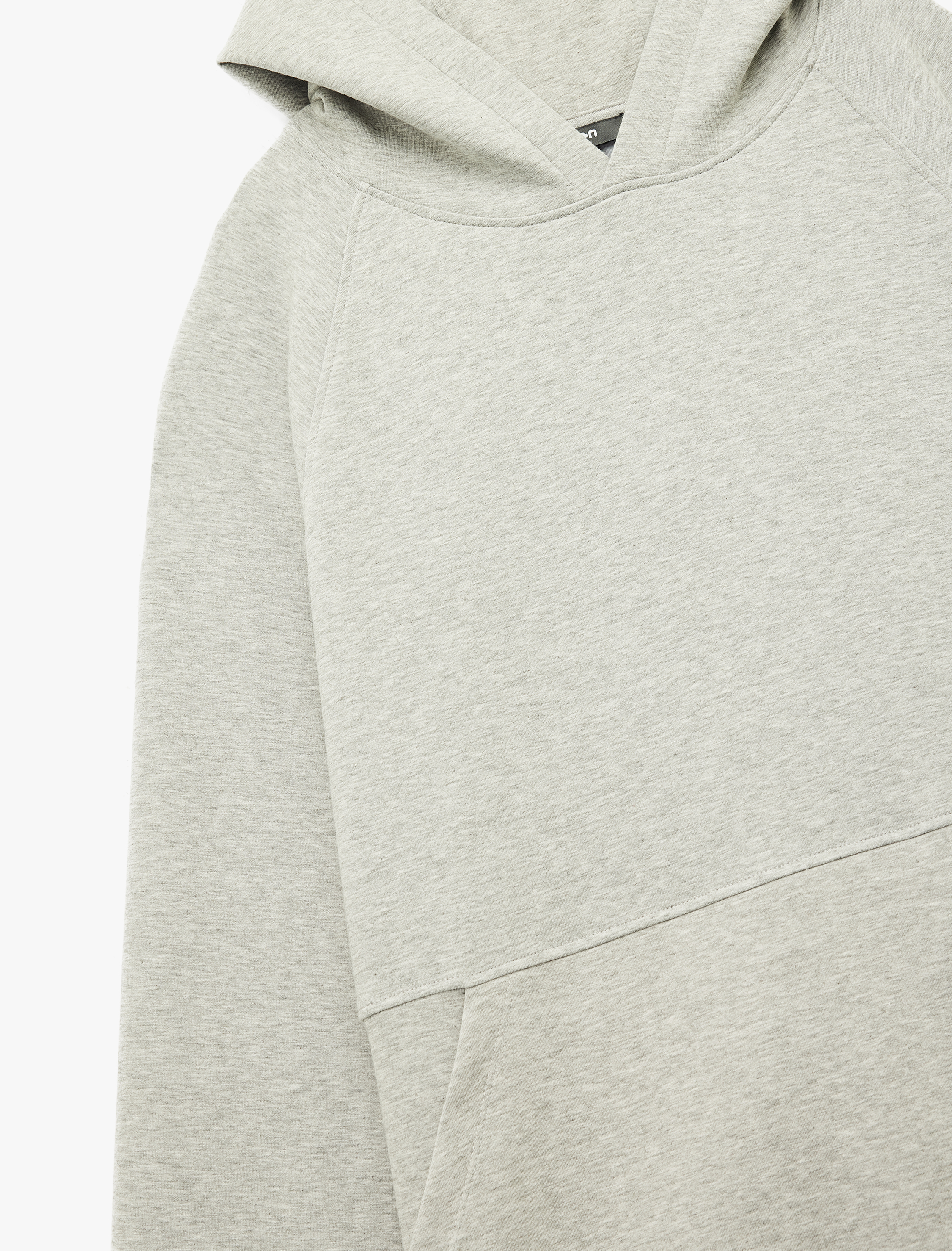   Kanguru Cepli Kapüşonlu Lastik Detaylı Uzun Kollu Hoodie