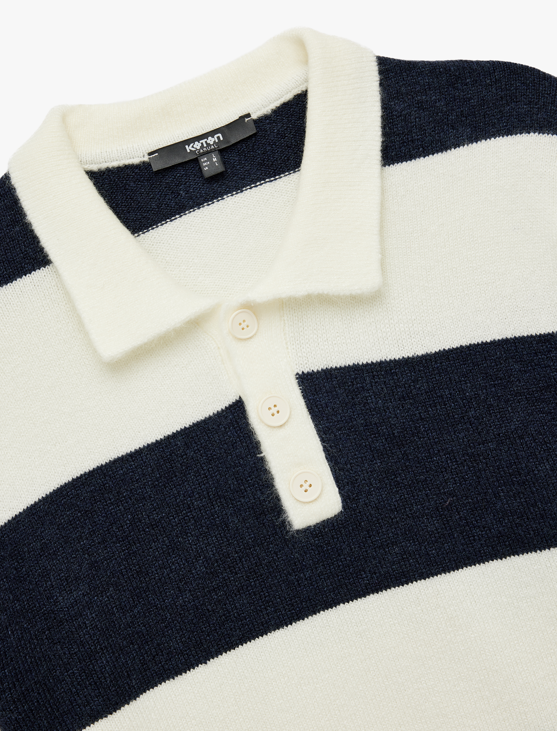   Regular Fit Uzun Kollu Polo Yaka Kışlık Triko Kazak