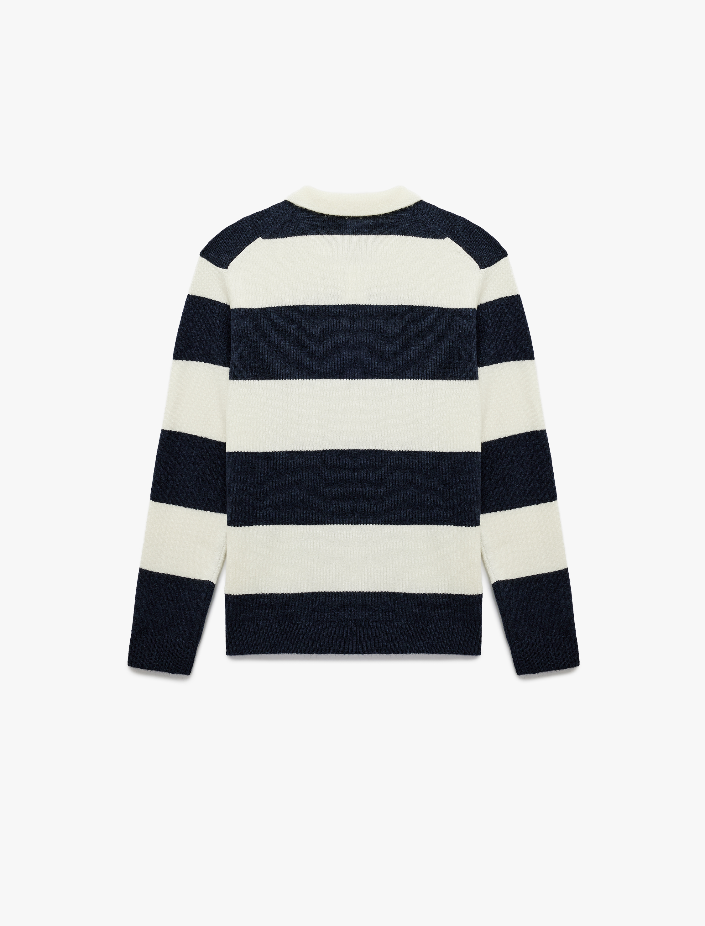   Regular Fit Uzun Kollu Polo Yaka Kışlık Triko Kazak