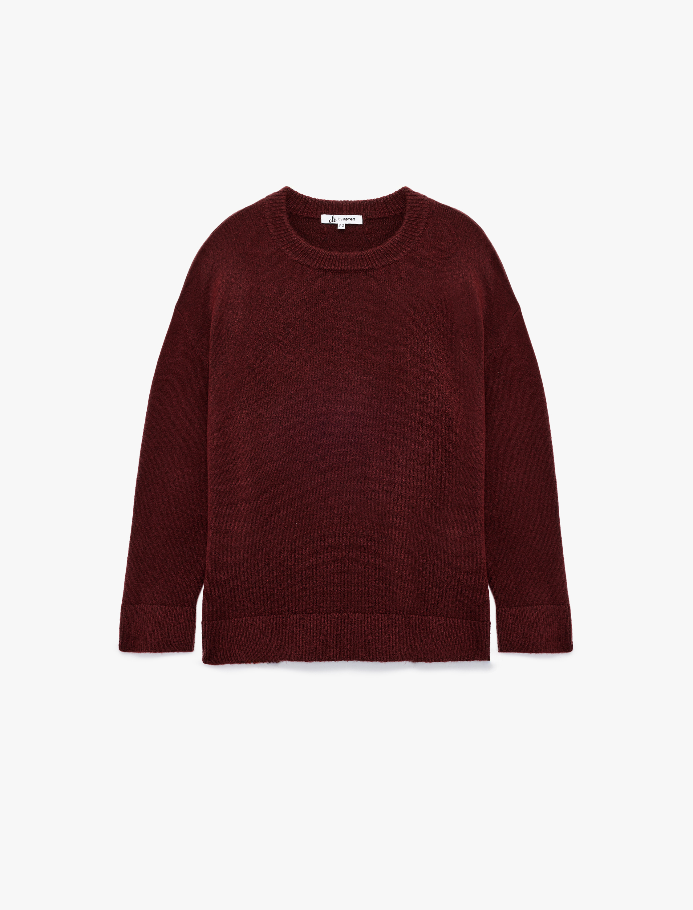   Uzun Kollu Bisiklet Yaka Basic Triko Kazak