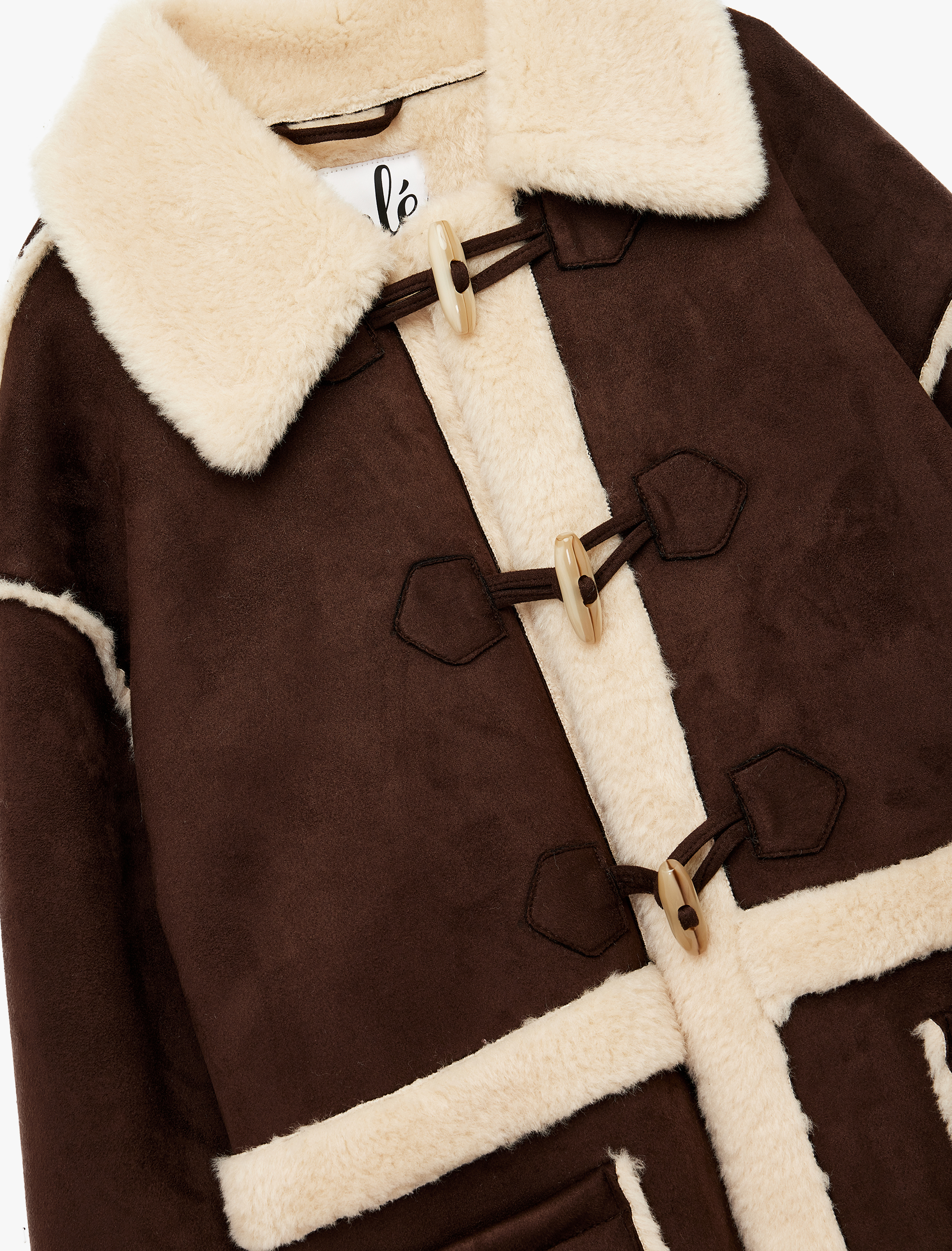   Bonded Kaban Süet Görünümlü Cep Detaylı Düğmeli İçi Suni Kürklü