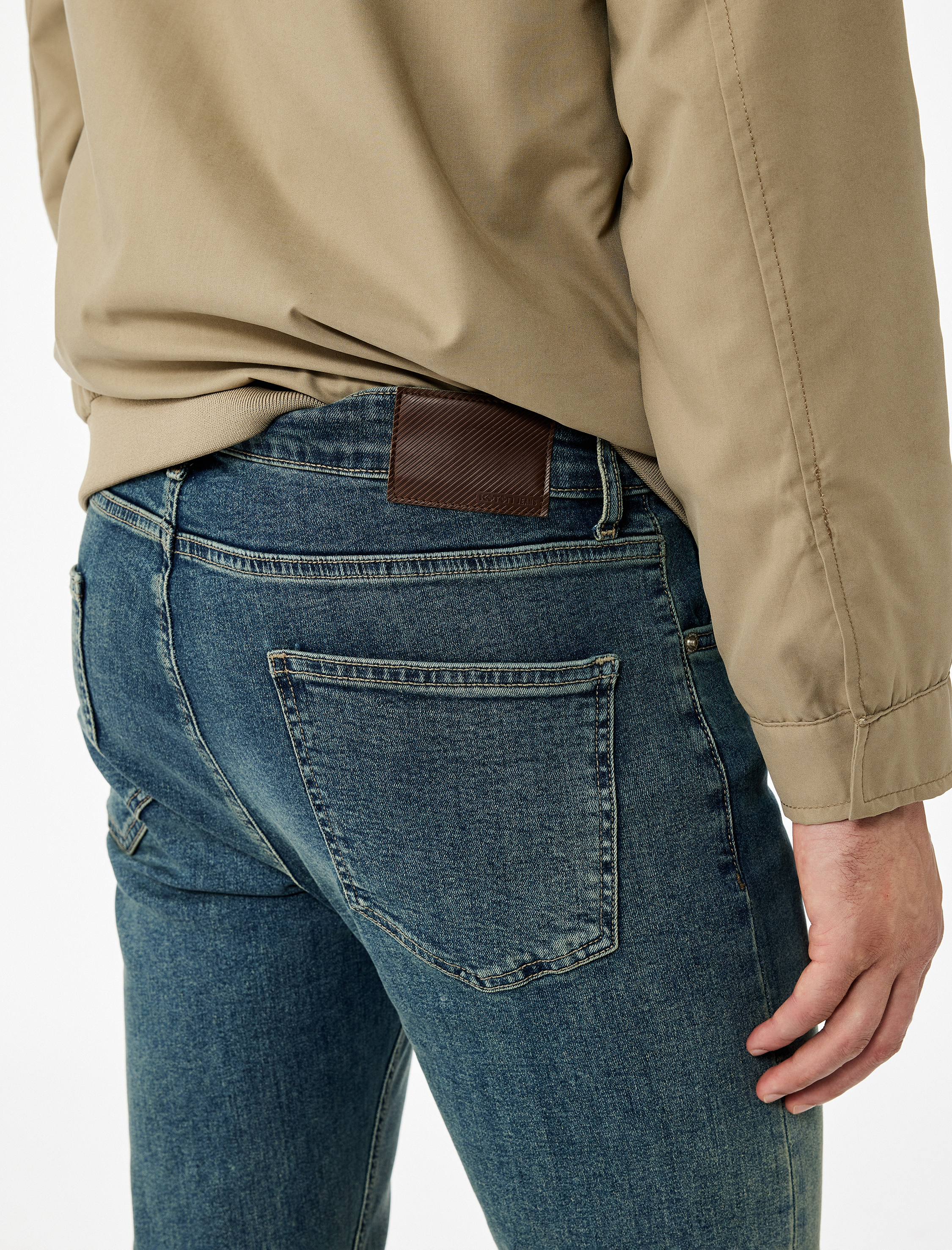   Pamuklu Normal Bel Slim Fit Jean Pantolon - Brad Jean