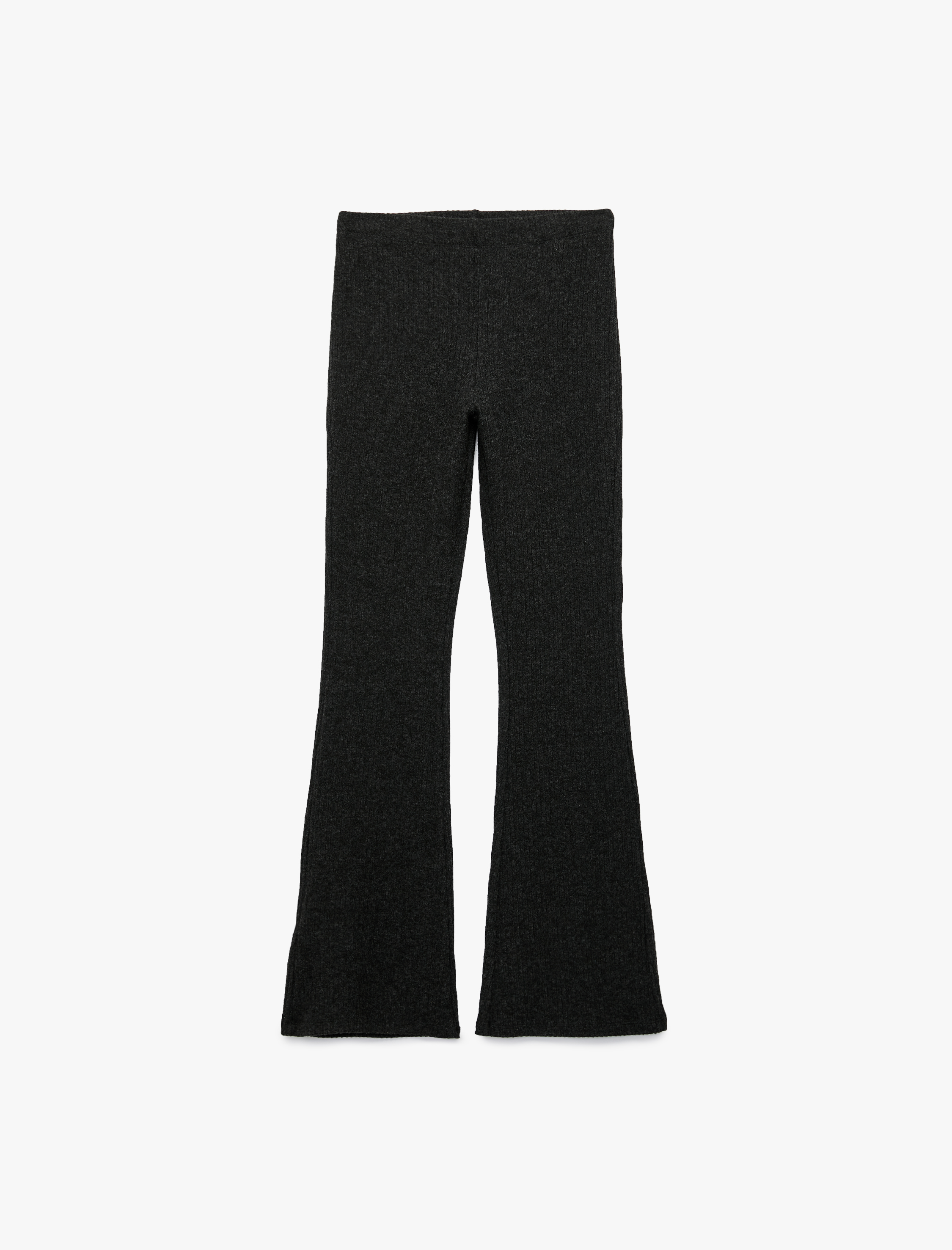   Kaşkorse Kumaş Viskon Karışımlı İspanyol Paça Yüksek Bel Pantolon