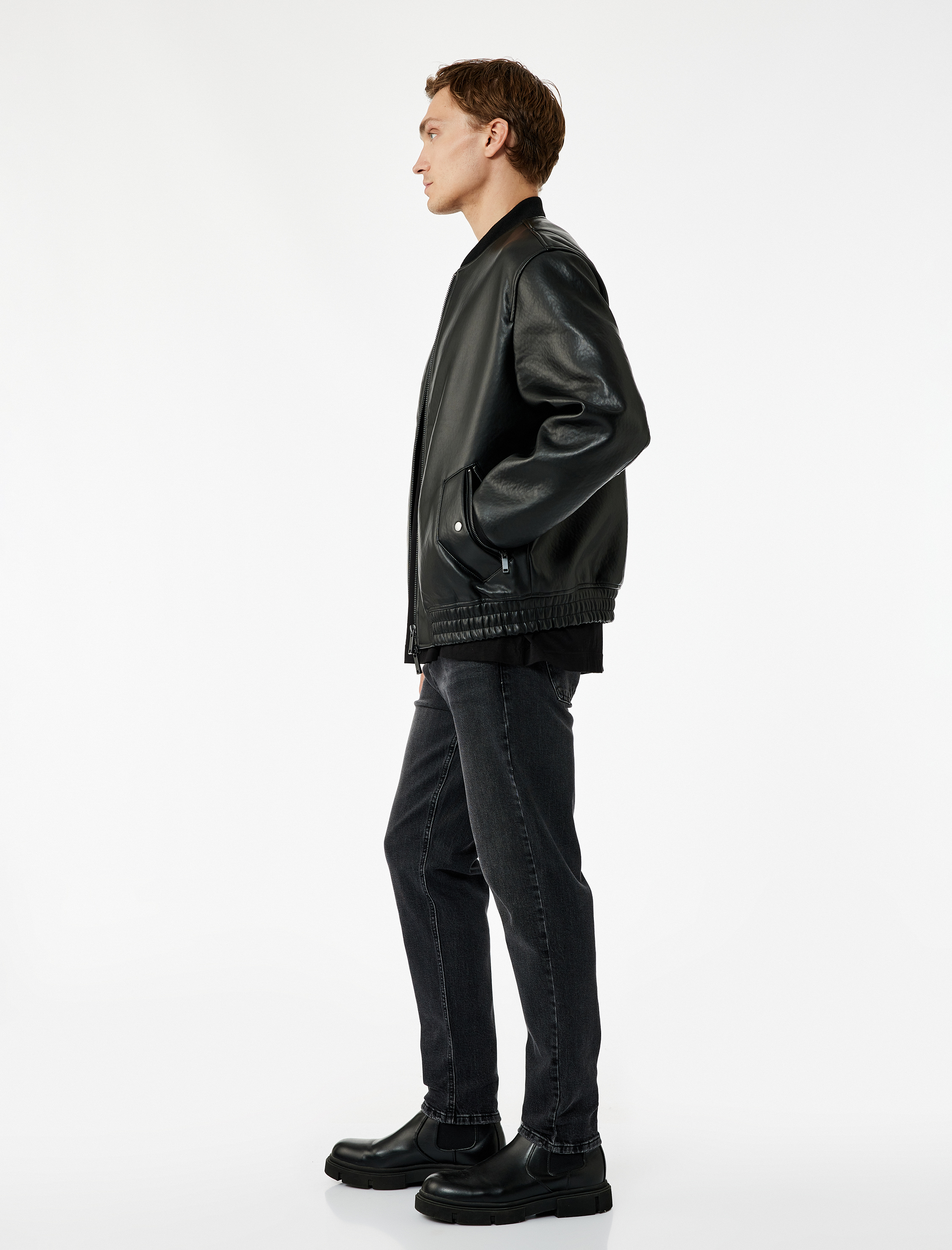   Pamuklu Normal Bel Tapered Fit Jean Pantolon