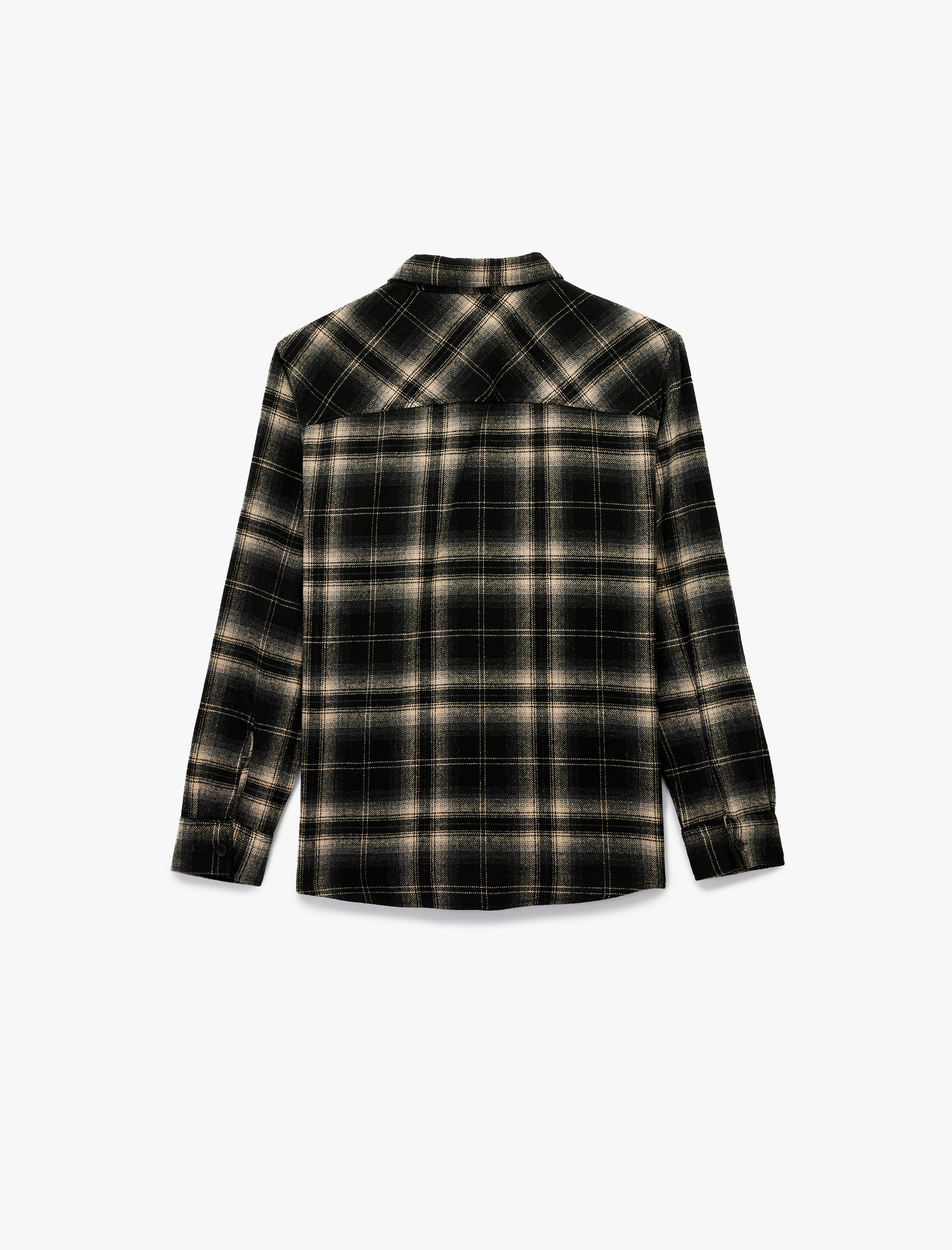   Regular Fit Uzun Kollu Düğmeli Klasik Yaka Oduncu Gömleği