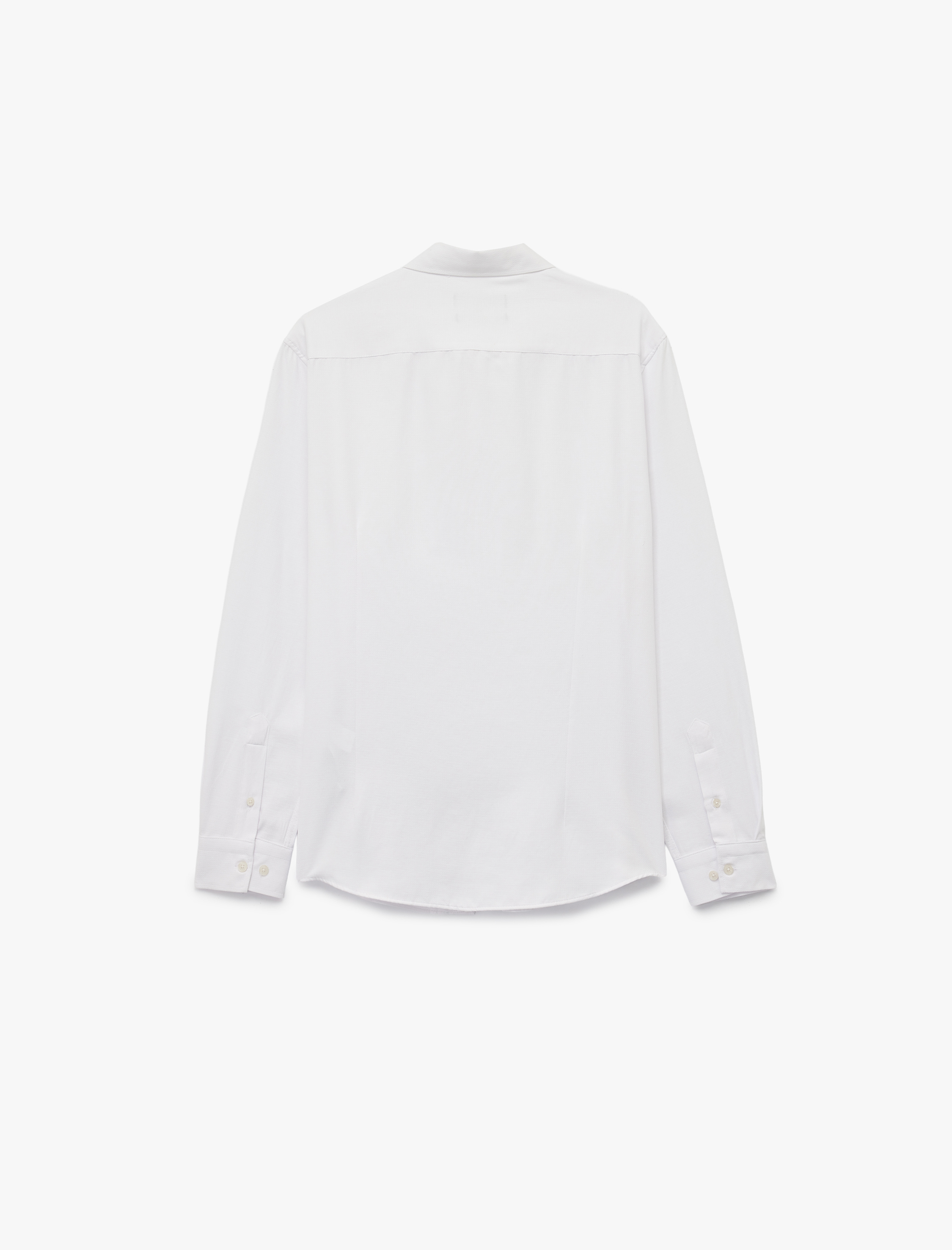   Slim Fit Uzun Kollu Düğmeli Klasik Yaka Gömlek