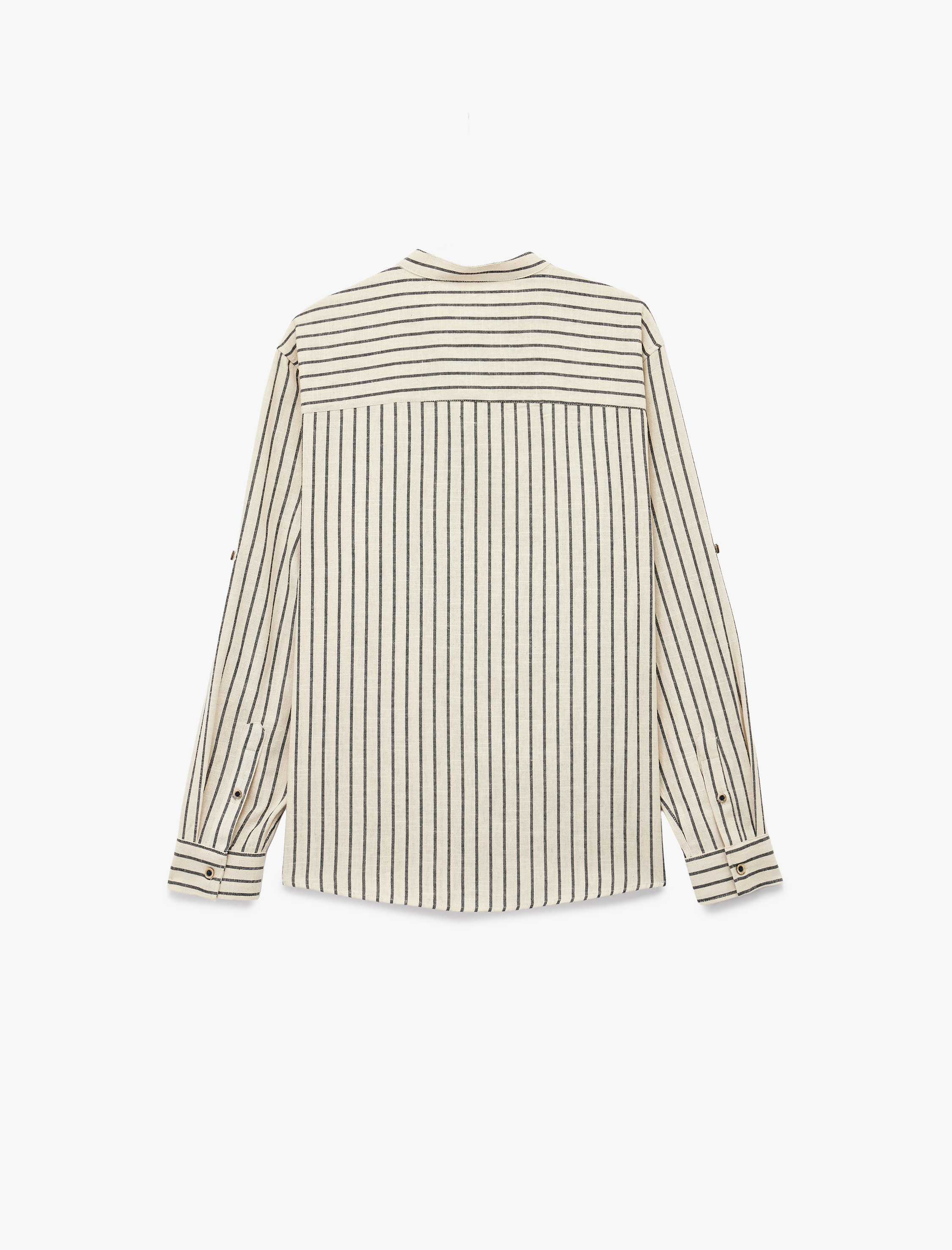   Pamuklu Regular Fit Uzun Kollu Hakim Yaka Gömlek