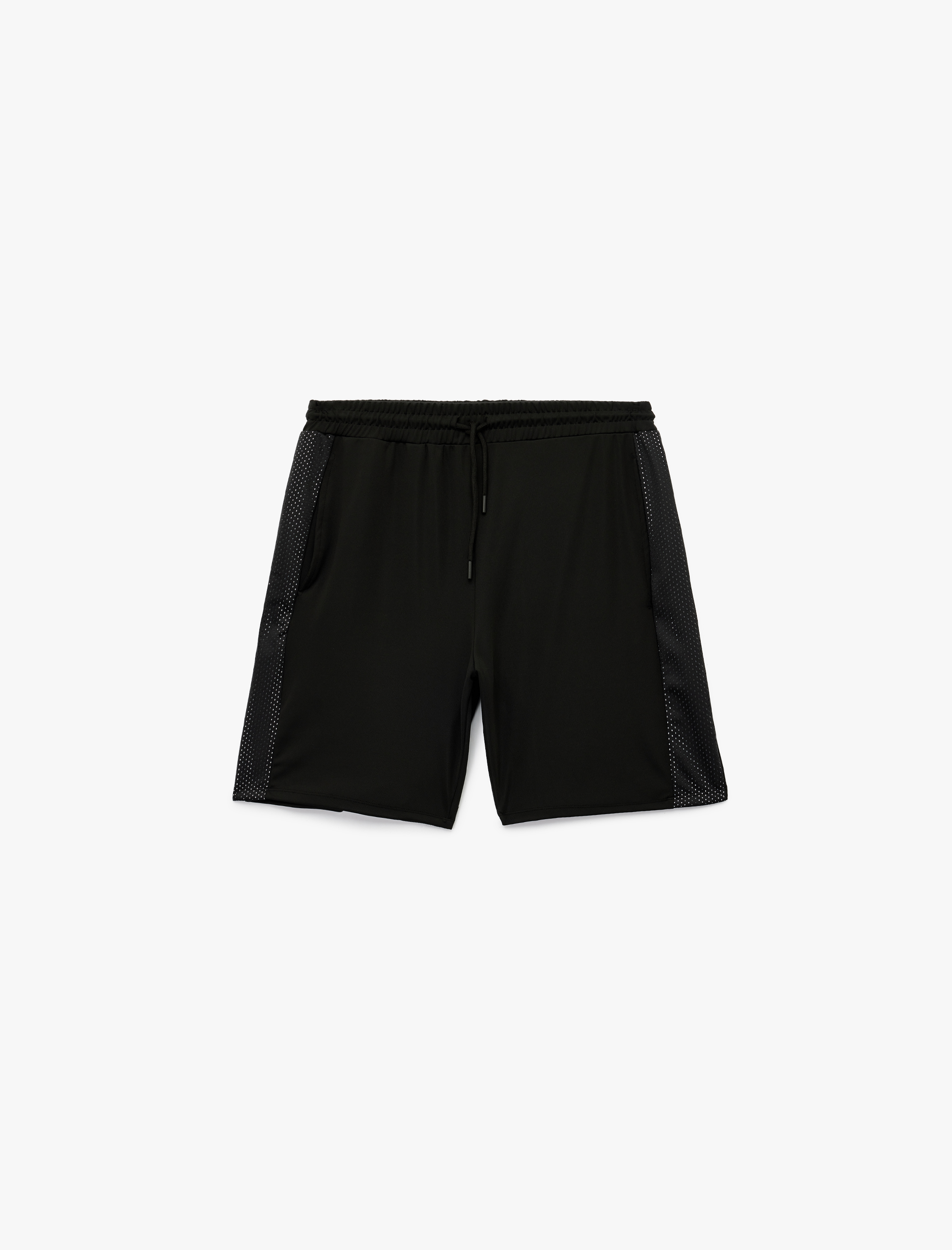   Beli Bağcıklı Cepli Kumaş Detaylı Spor Şort