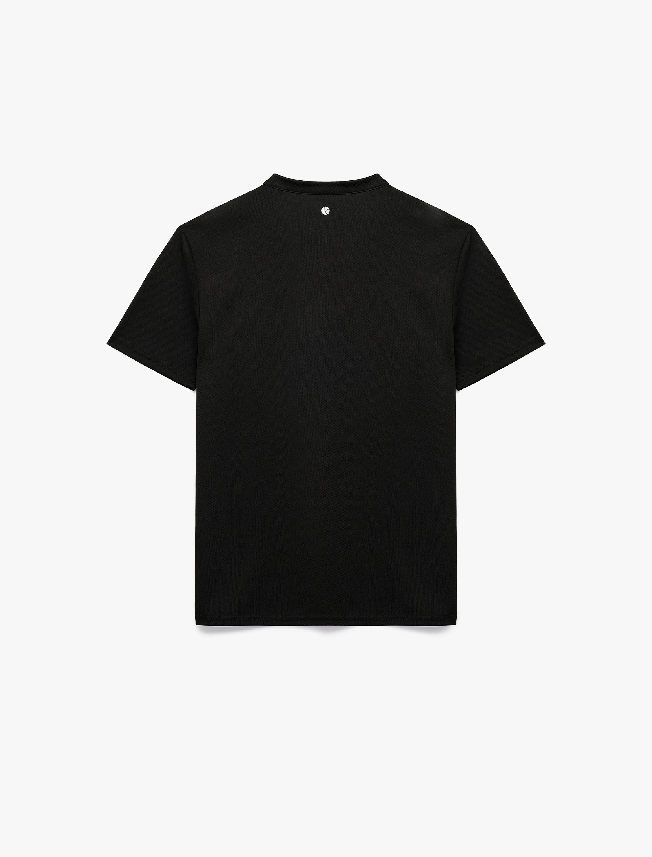   Kısa Kollu Yarım Fermuarlı Dik Yaka Spor Tişört