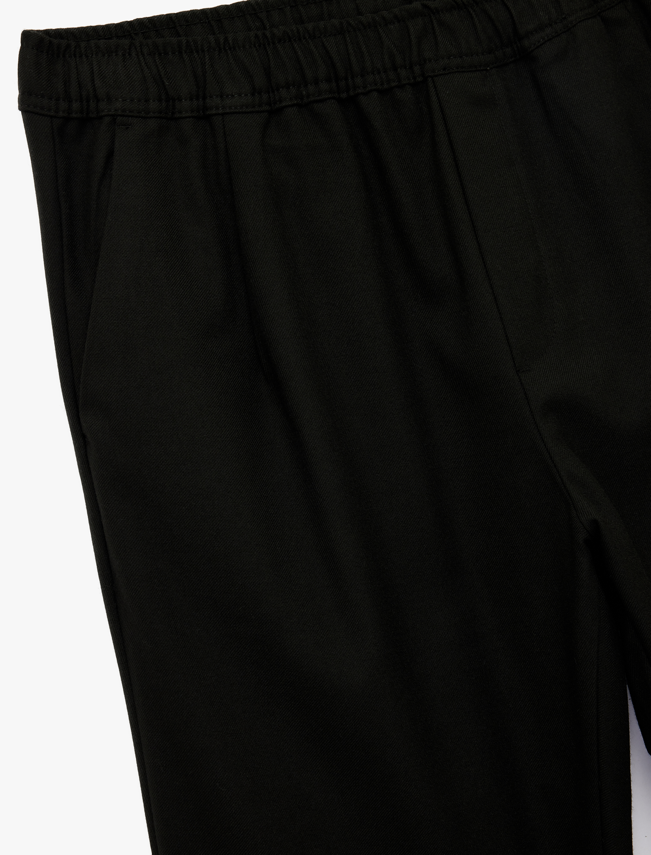   Cep Detaylı Viskon Karışımlı Beli Lastikli Kışlık Pantolon