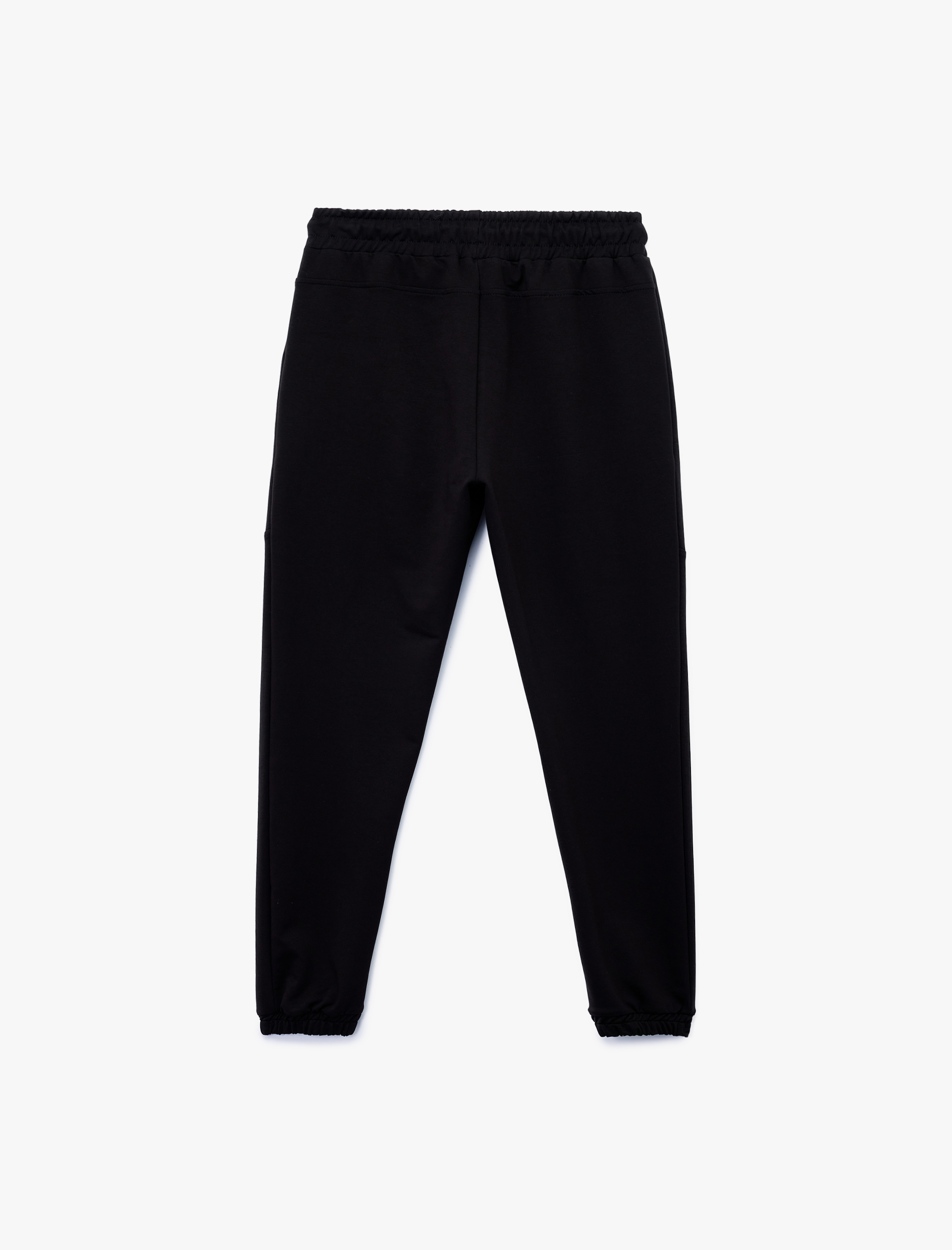   Pamuklu Fermuarlı Cepli Beli Bağcıklı Jogger Eşofman Altı