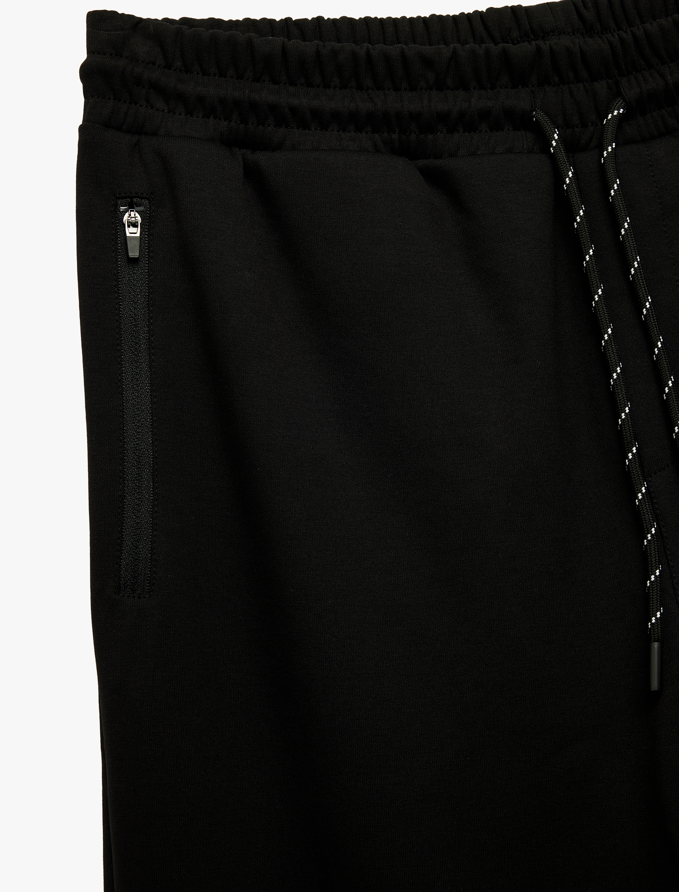   Pamuklu Fermuarlı Cepli Beli Bağcıklı Spor Eşofman Altı