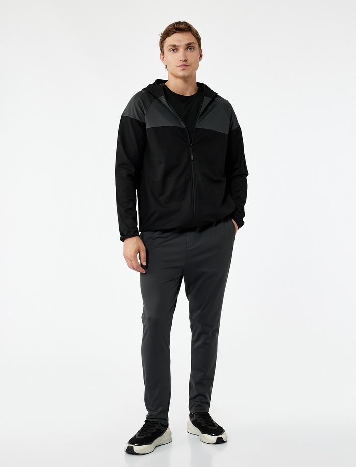  Cep Detaylı Beli Bağcıklı Spor Eşofman Altı