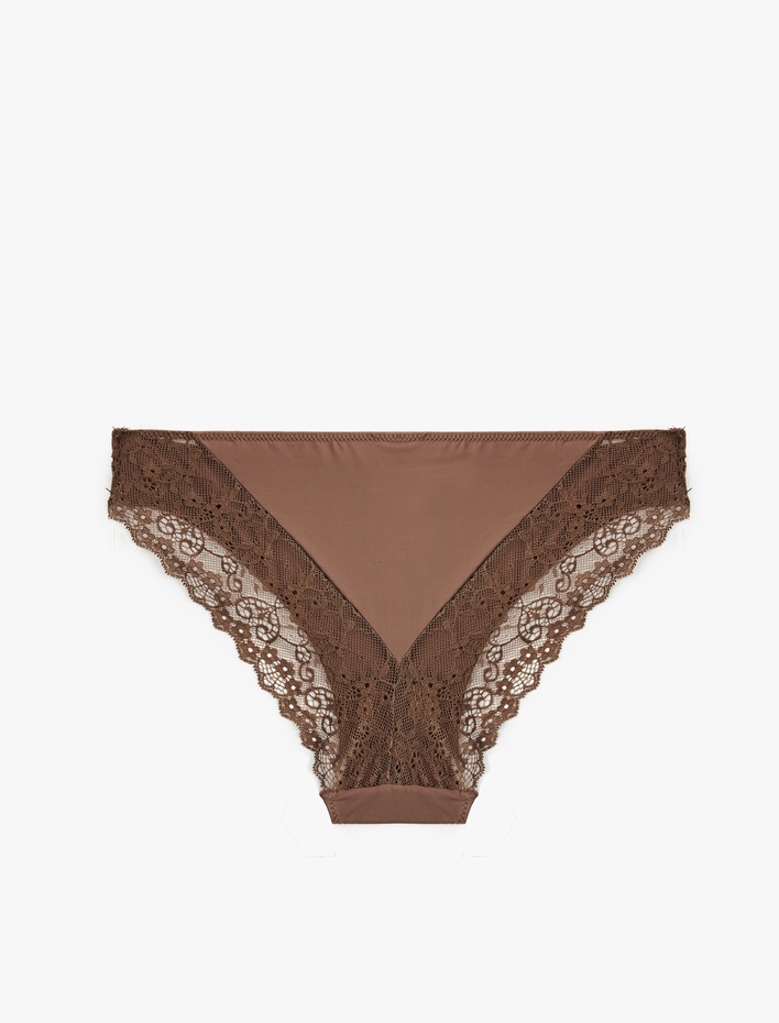  Arkası Dantelli Brazillian Külot