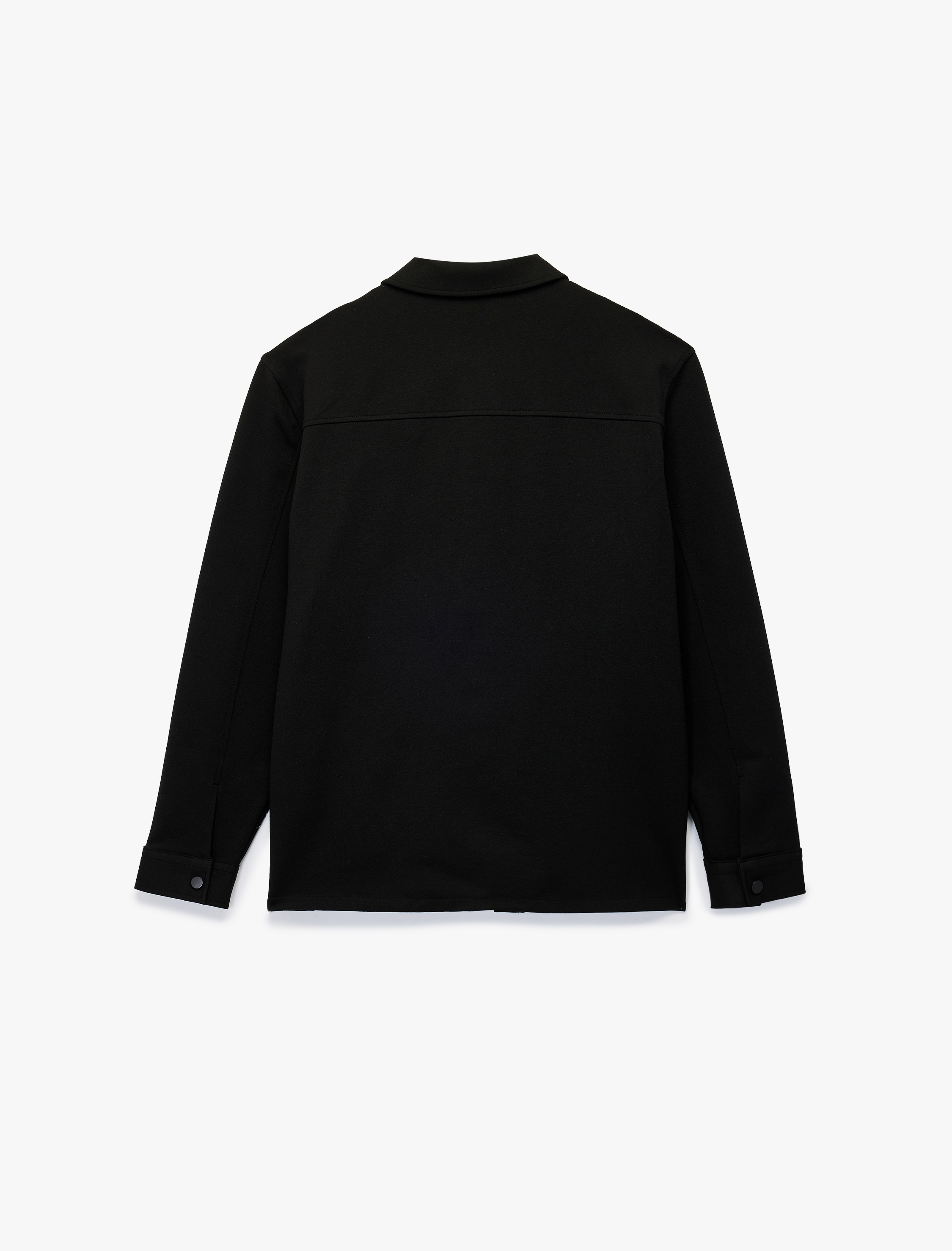   Regular Fit Kapaklı Cep Detaylı Viskon Karışımlı Klasik Yaka Uzun Kollu Gömlek Ceket