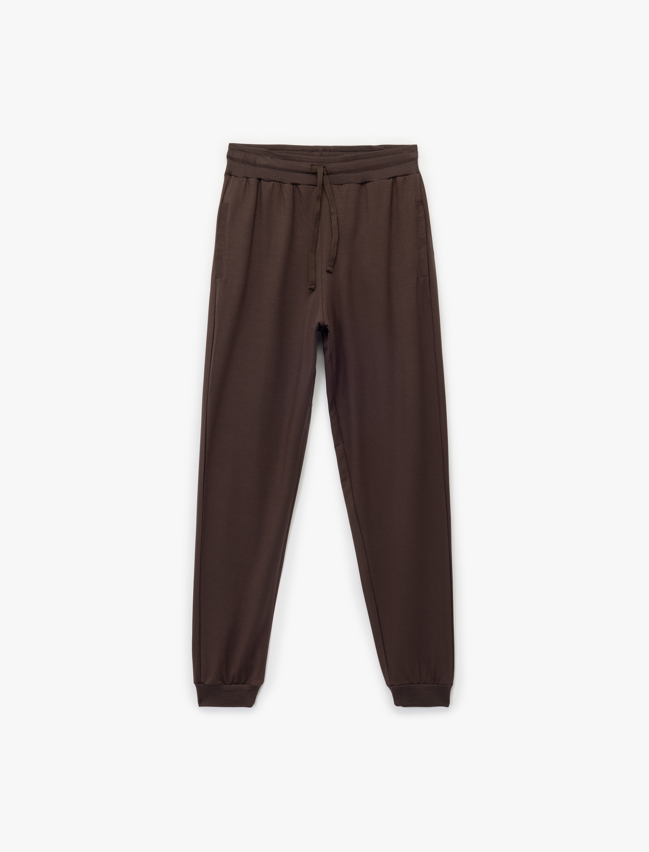 Modal Kumaş Slim Fit Cepli Jogger Pijama Altı