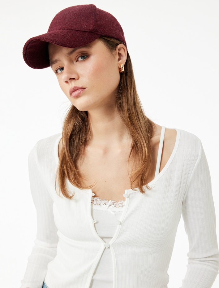  Slim Fit Bisiklet Yaka Atlet Detaylı Dantelli Fitilli Uzun Kollu Tişört