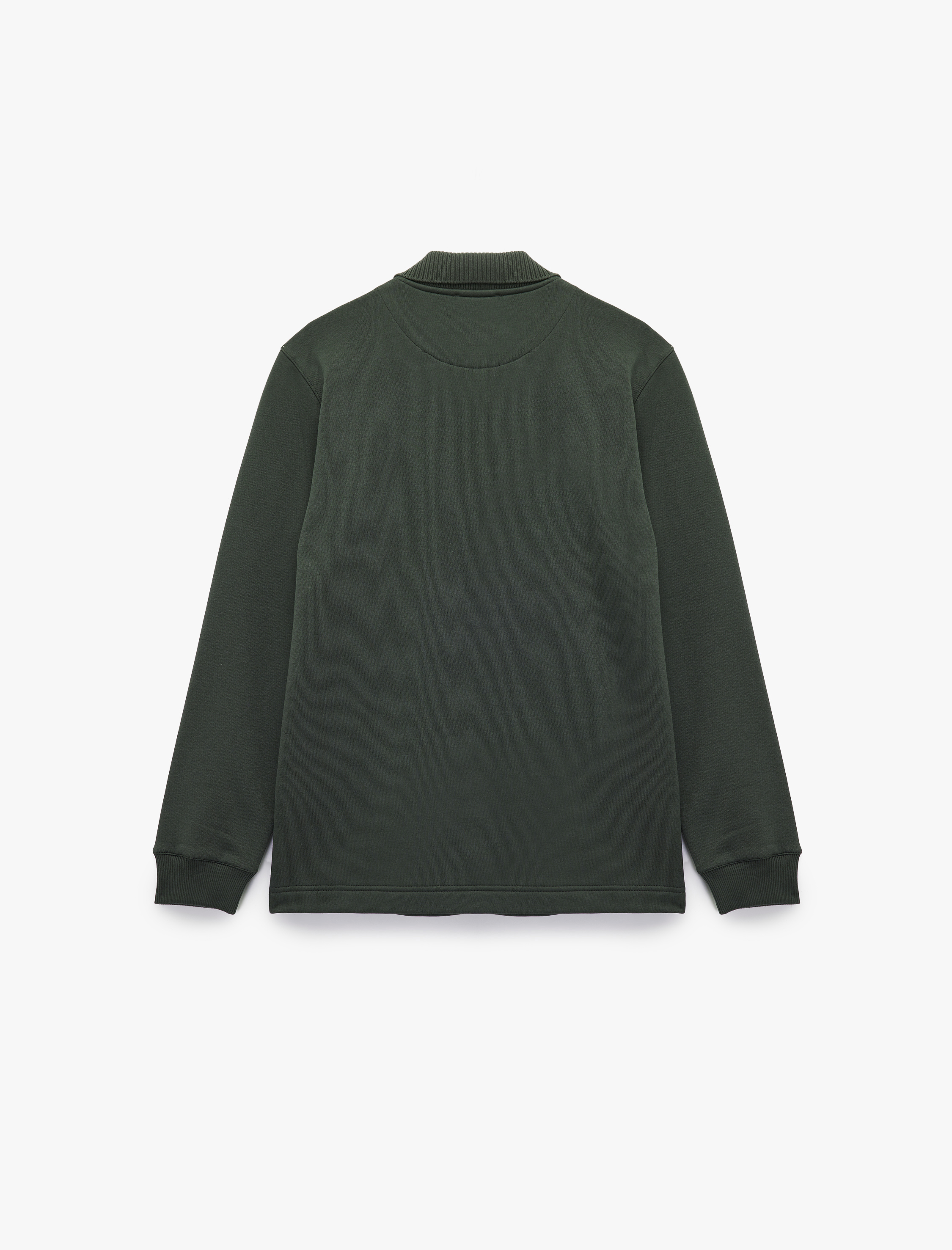   Regular Fit Uzun Kollu Şardonlu Fermuarlı Hırka