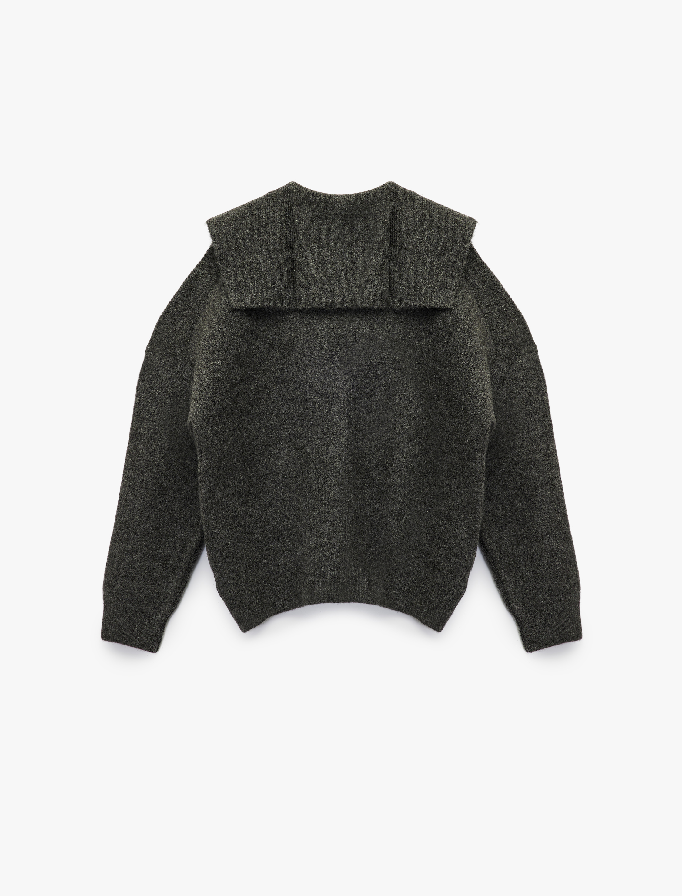   Rahat Kalıp Düğmeli Uzun Kollu Geniş V Yaka Triko Hırka