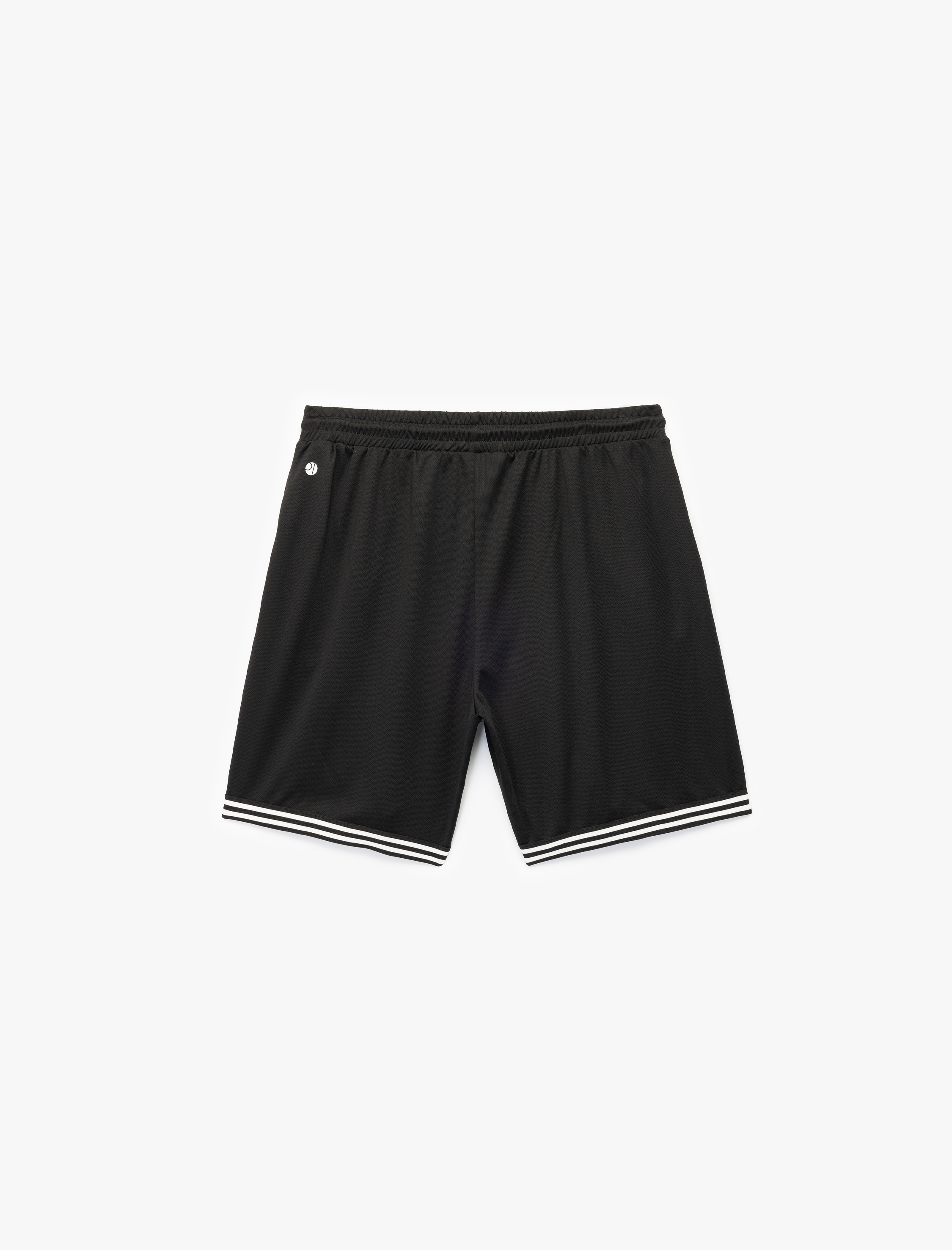   Rahat Kalıp Cepli Şerit Detaylı Beli Bağcıklı Spor Şort