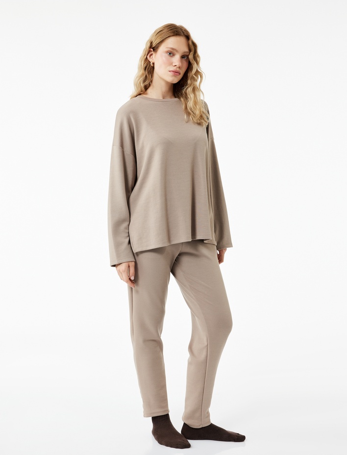  Beli Bağlamalı Modal Pijama Altı