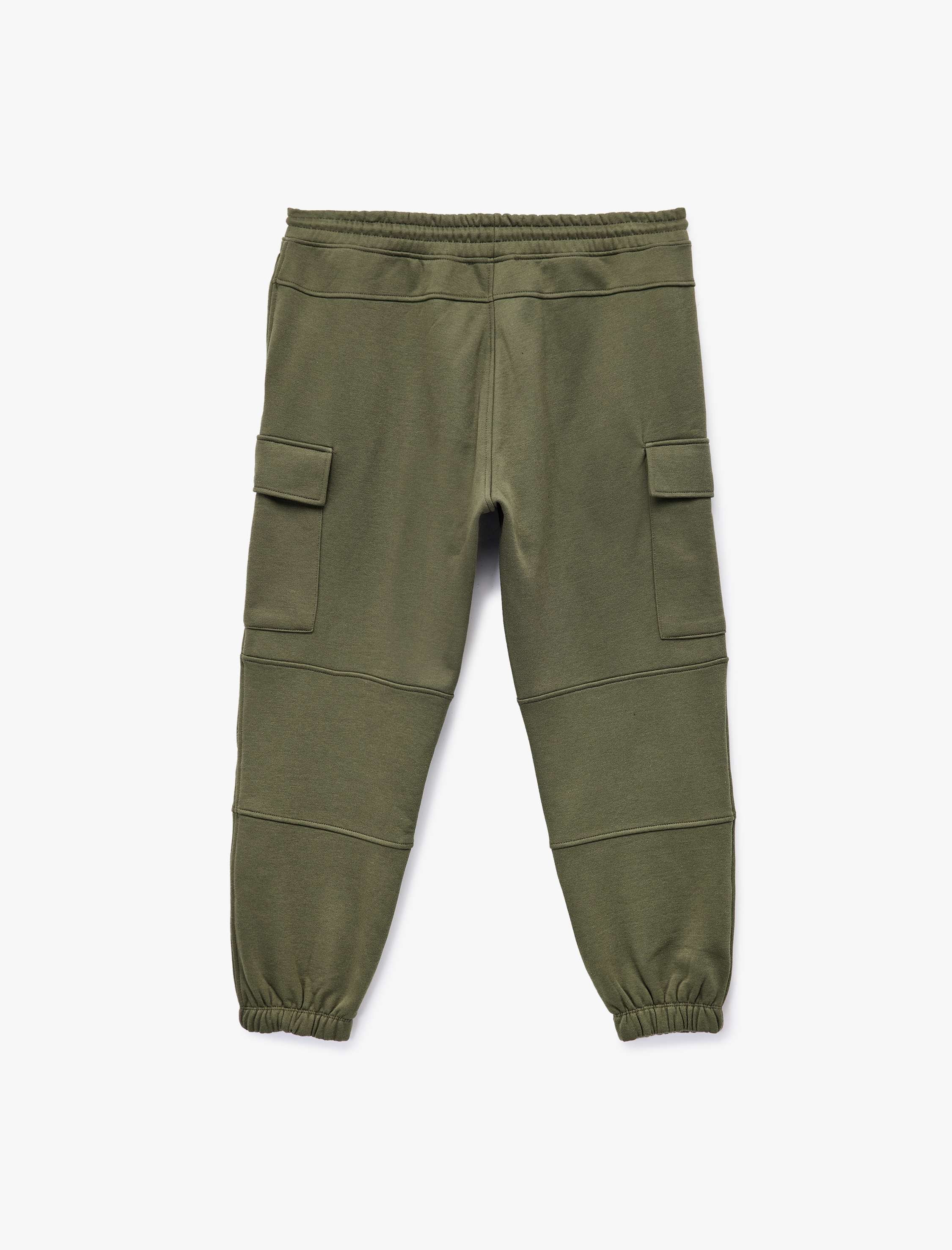   Şardonlu Kargo Cepli Beli Bağcıklı Jogger Kışlık Eşofman Altı