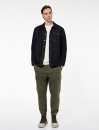 Şardonlu Kargo Cepli Beli Bağcıklı Jogger Kışlık Eşofman Altı