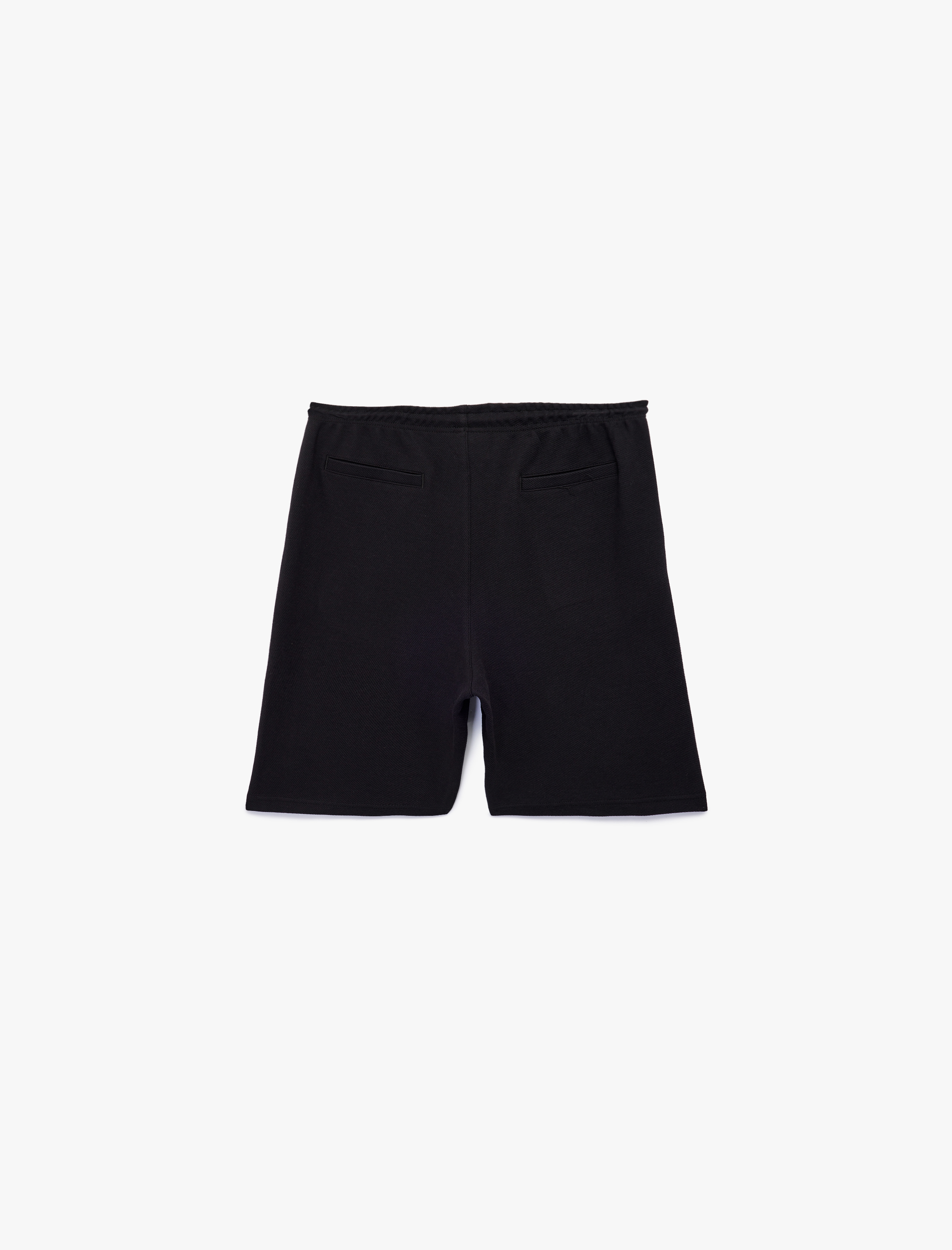   Beli Bağcıklı Pamuklu Cep Detaylı Spor Şort