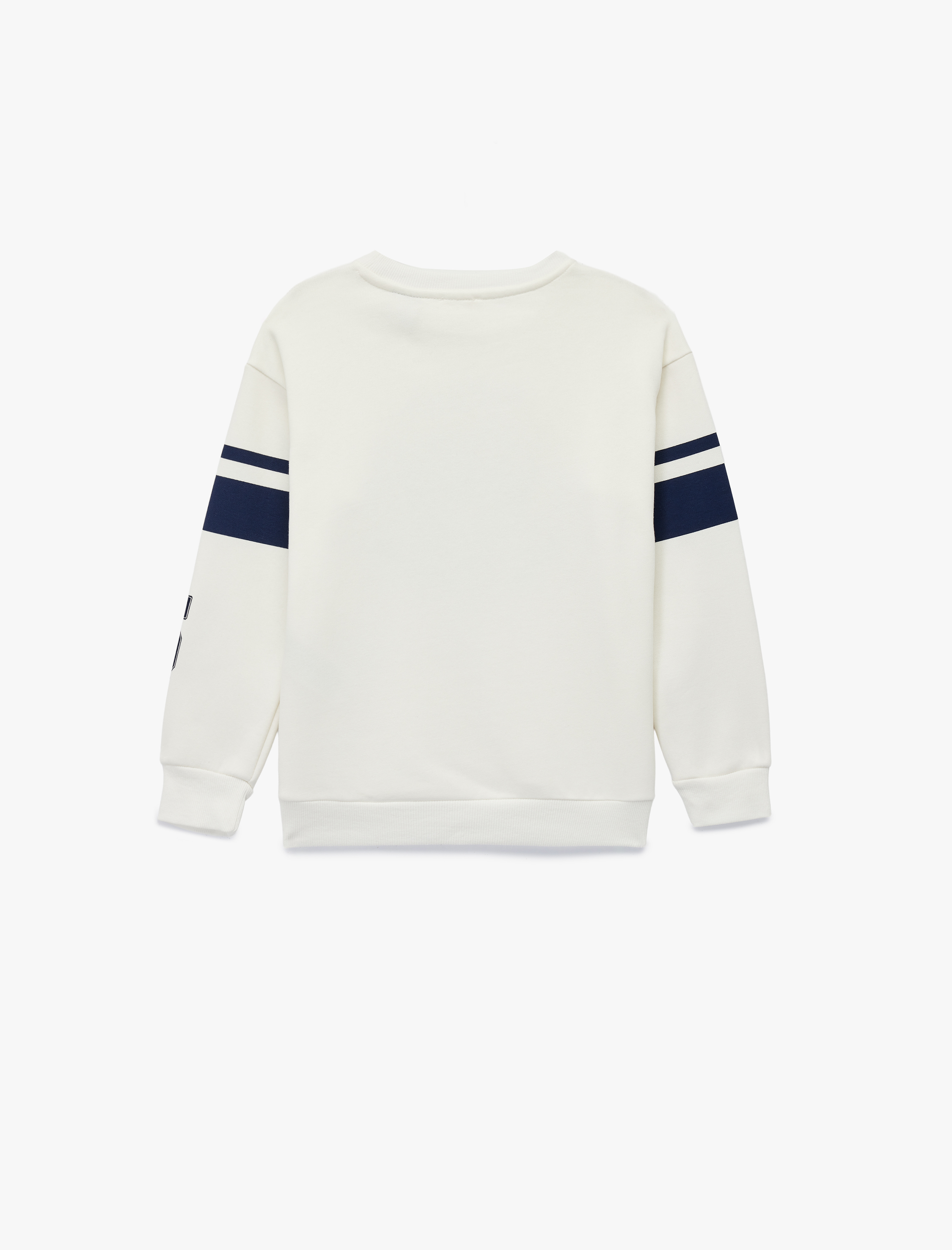  Erkek Çocuk Lisanslı Snoopy Baskılı Uzun Kollu Bisiklet Yaka Şardonlu Sweatshirt