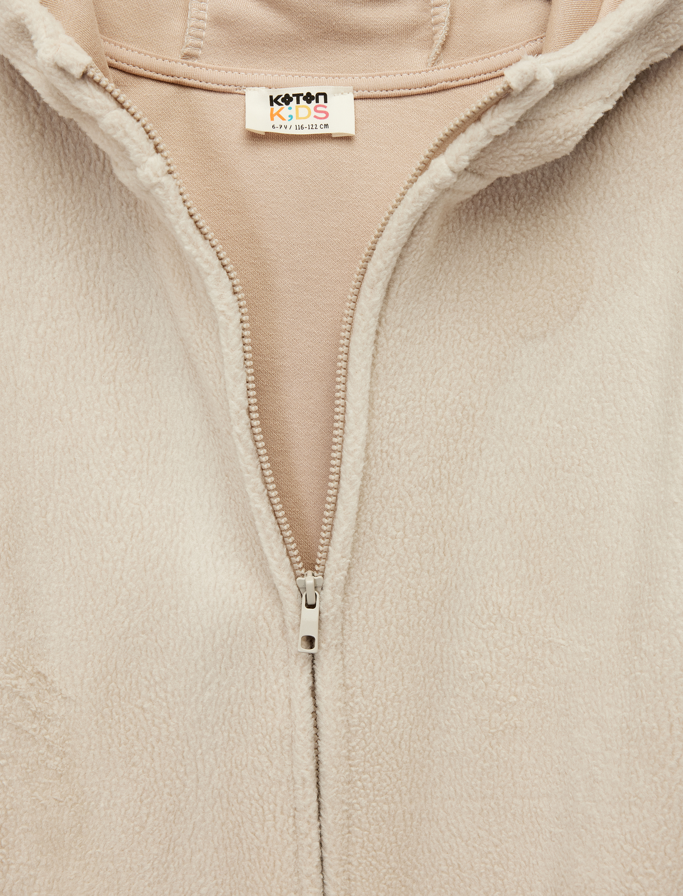 Erkek Çocuk Uzun Kollu Fermuarlı Kapşonlu Polar Sweatshirt