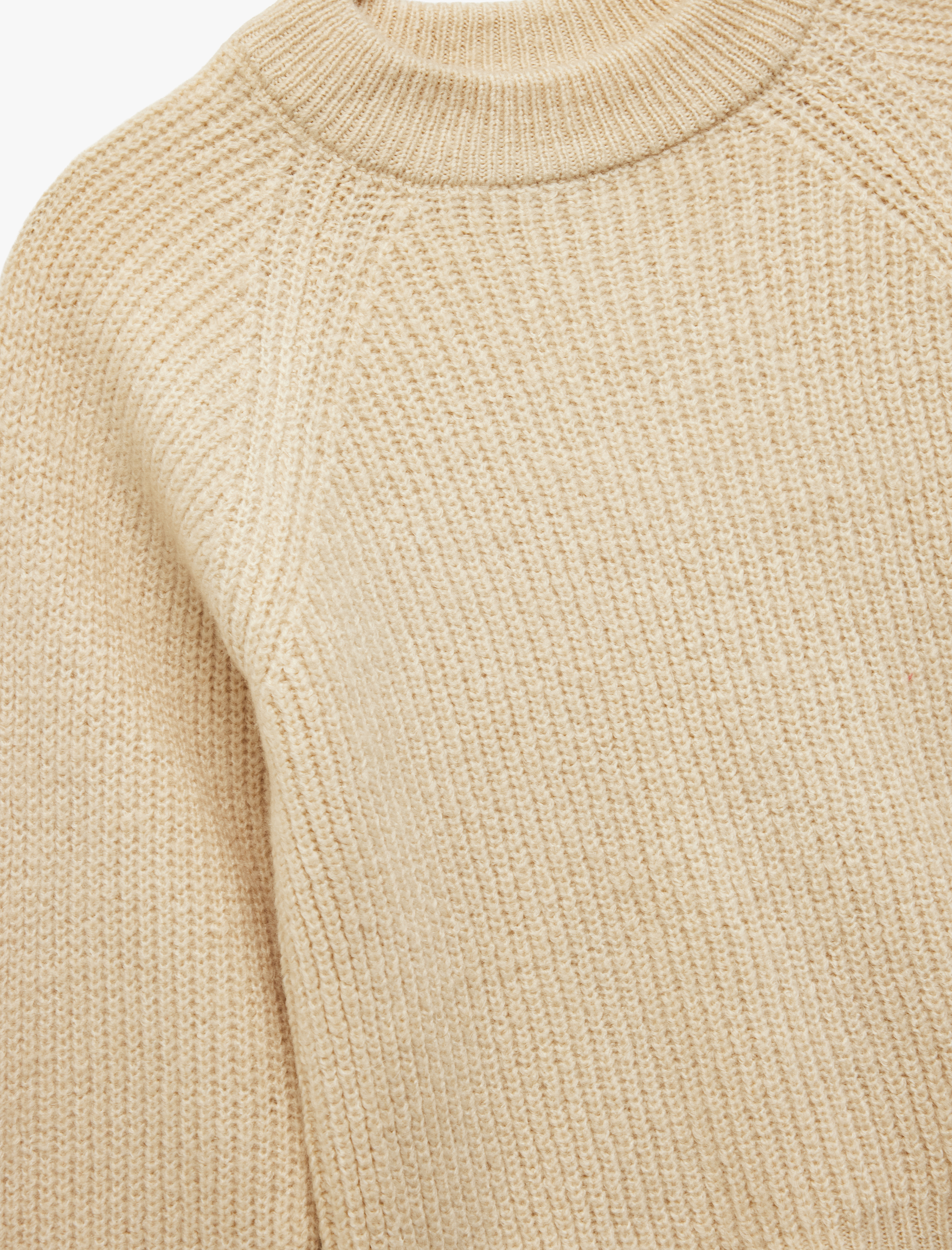  Kız Çocuk Uzun Kollu Bisiklet Yaka Basic Triko Kazak