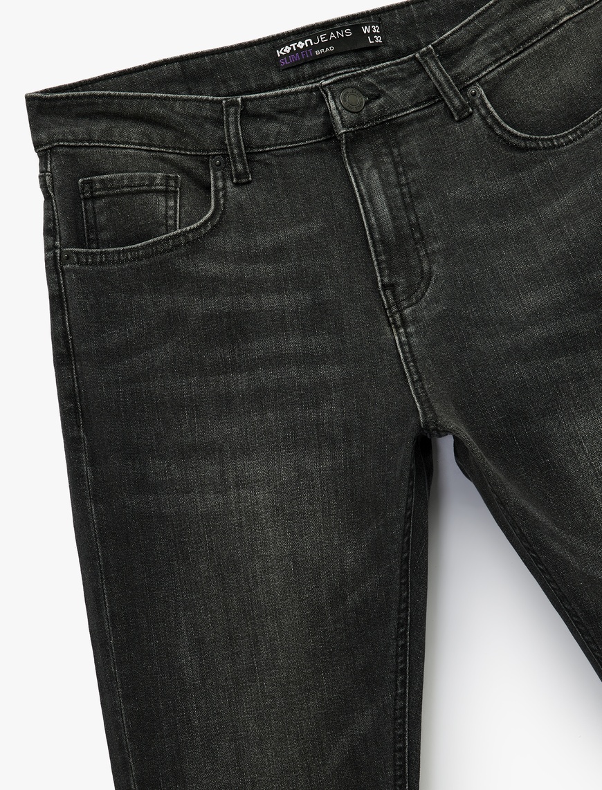   Slim Fit Cepli Jean Pantolon - Slim Fit Brad Jeans