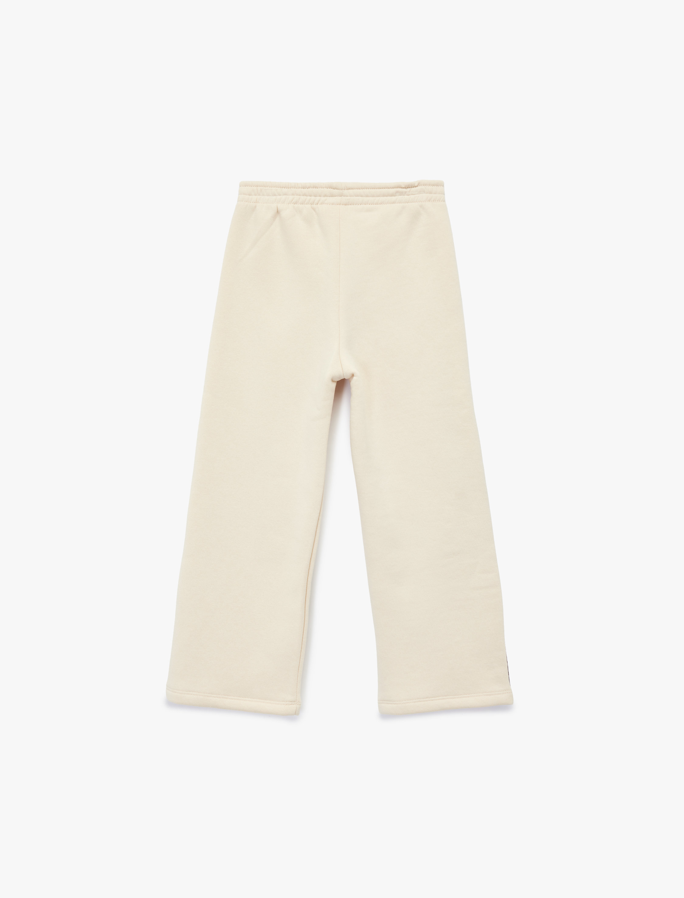  Kız Bebek Şardonlu Baskılı Geniş Paça Eşofman Altı