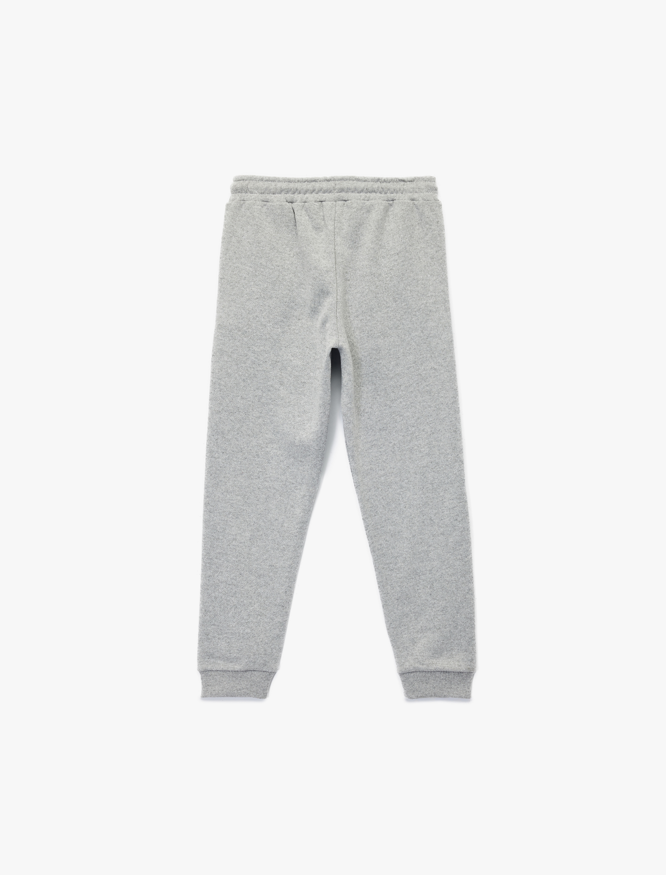  Erkek Çocuk Şardonlu Baskılı Beli Lastikli Baskılı Eşofman Altı