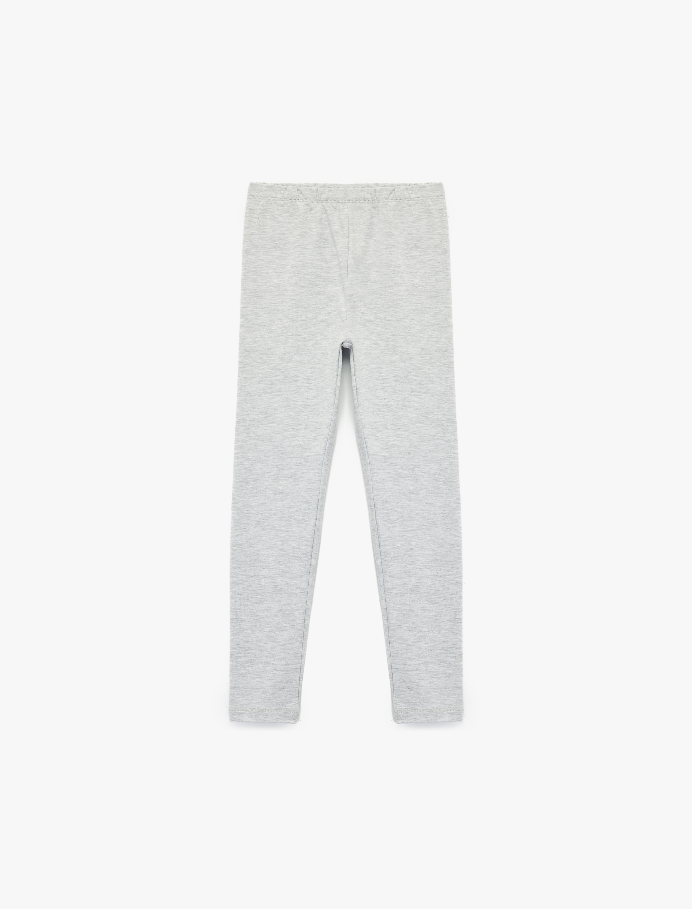  Kız Çocuk Beli lastikli Basic 3'lü Tayt Seti